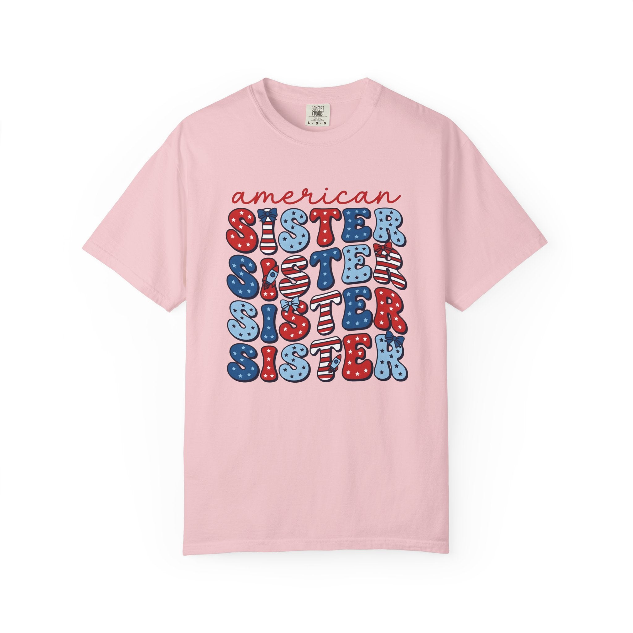 American Stars Stripes Shirt 4th Of July Relatives Gift Women Modern Graphic Tee American Flag T-Shirt Independence Day Fan Patriotic Tshirt