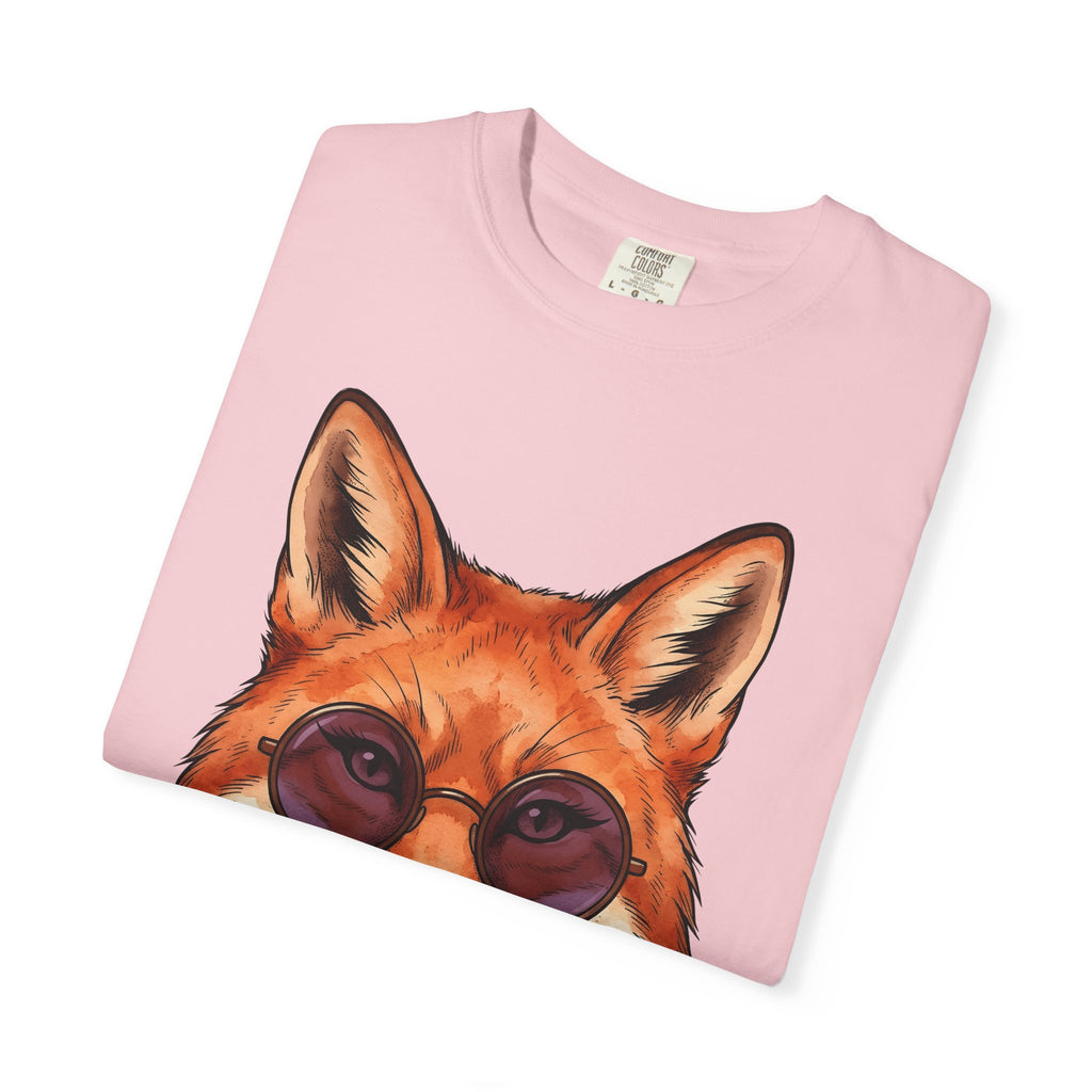 Fox Face Shirt Moms Animal Gift Women Boho Tee Fox T-Shirt Mother Fan Vixen Tshirt Wildlife Graphic Vintage Sunglasses Tshirt