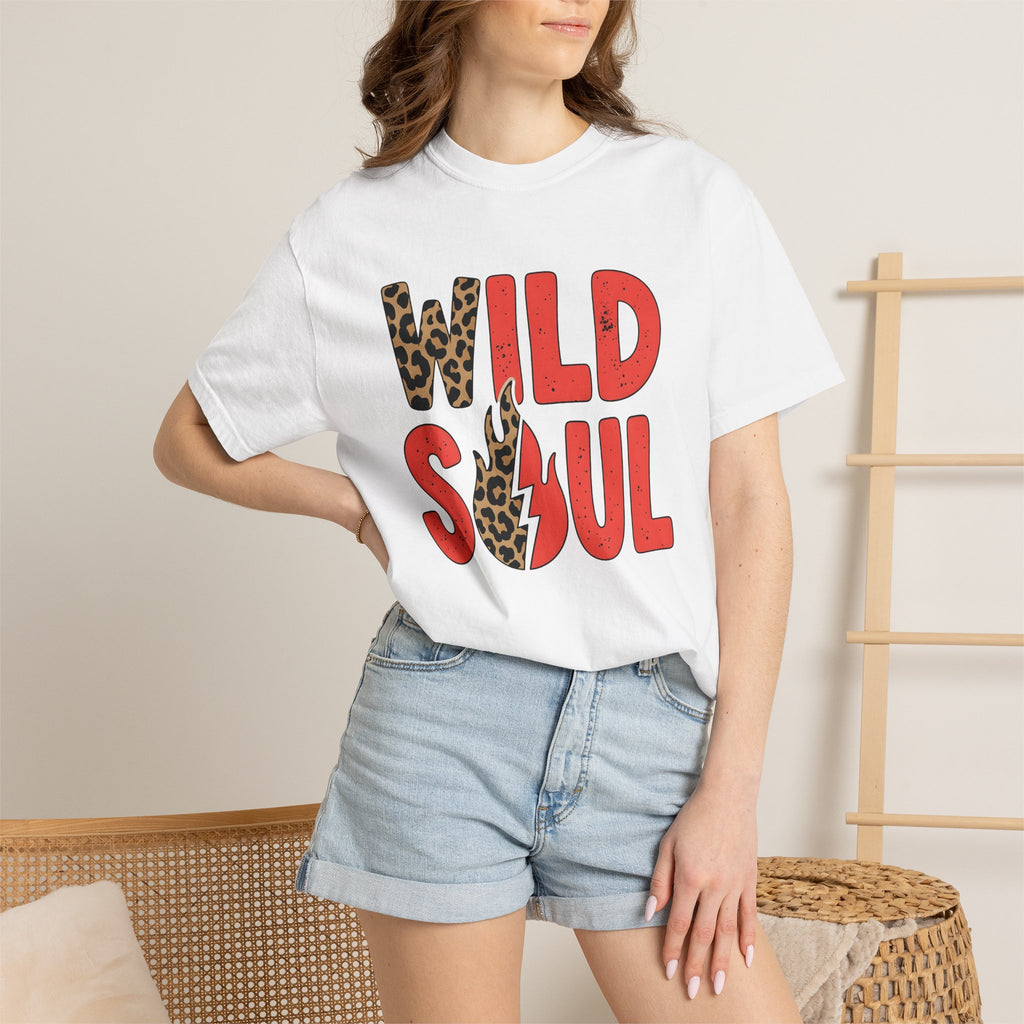 Cheetah Pattern Lettering Shirt St. Valentine's Day Skin Gift Women Strong Tee Leopard Print T-Shirt Valentine Fan Bold Tshirt Body Graphic