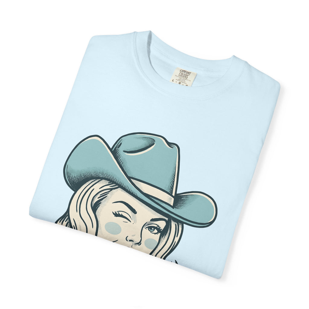 Cowgirl Face Shirt Cowgirl Cowboy Gift Women Illustration Tee Rodeo Queen T-Shirt Cowgirl Fan Western Tshirt Cowboy Graphic Line Art Cowboy
