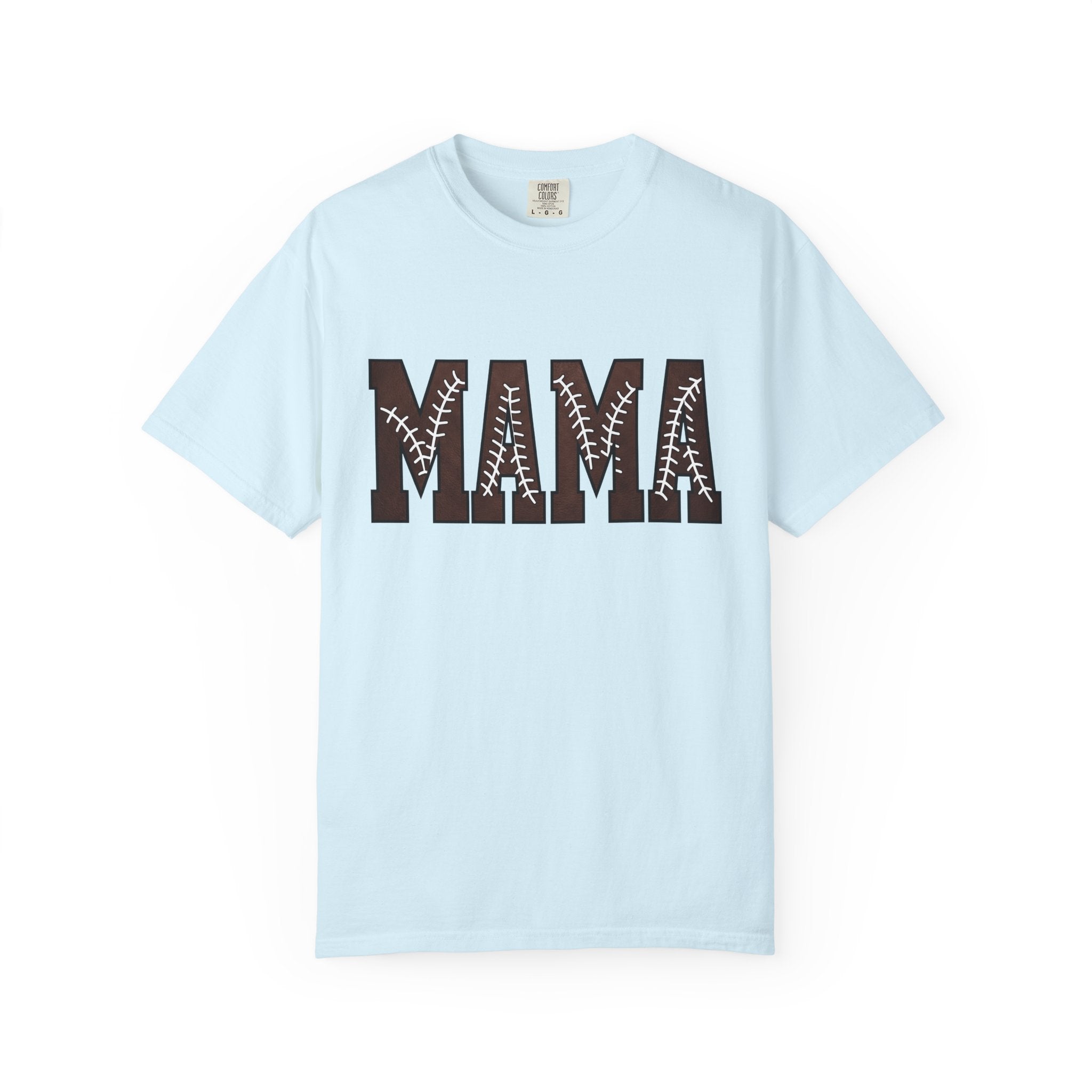 Baseball Text Shirt Mom Sports Gift Women Sporty Tee Baseball T-Shirt Mom Fan Athletic Tshirt Sports Graphic Retro Stitching Tshirt