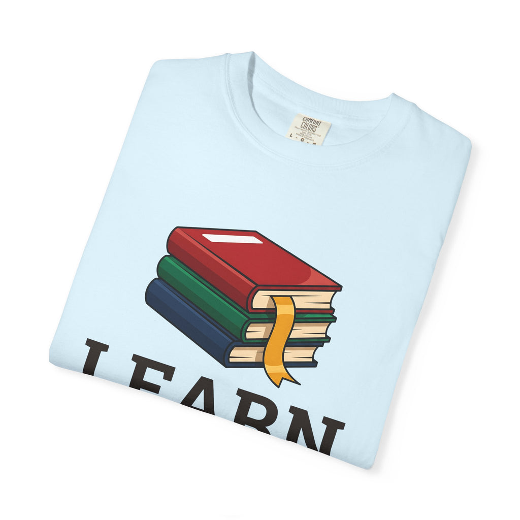 Stacked Volumes Shirt Teachers Schooling Gift Women Animated Tee Book Stack T-Shirt Educator Enthusiast Cartoon Tshirt Education Graphic