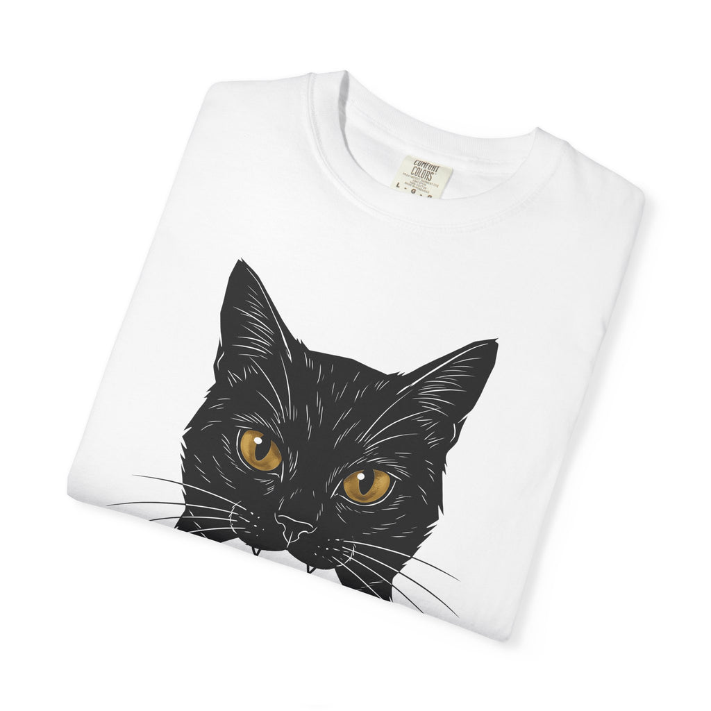 Black Kitty Shirt Cat Casino Gift Women Digital Tee Cat T-Shirt Cat Fan Pixel Tshirt Gambling Graphic Retro Card Tshirt