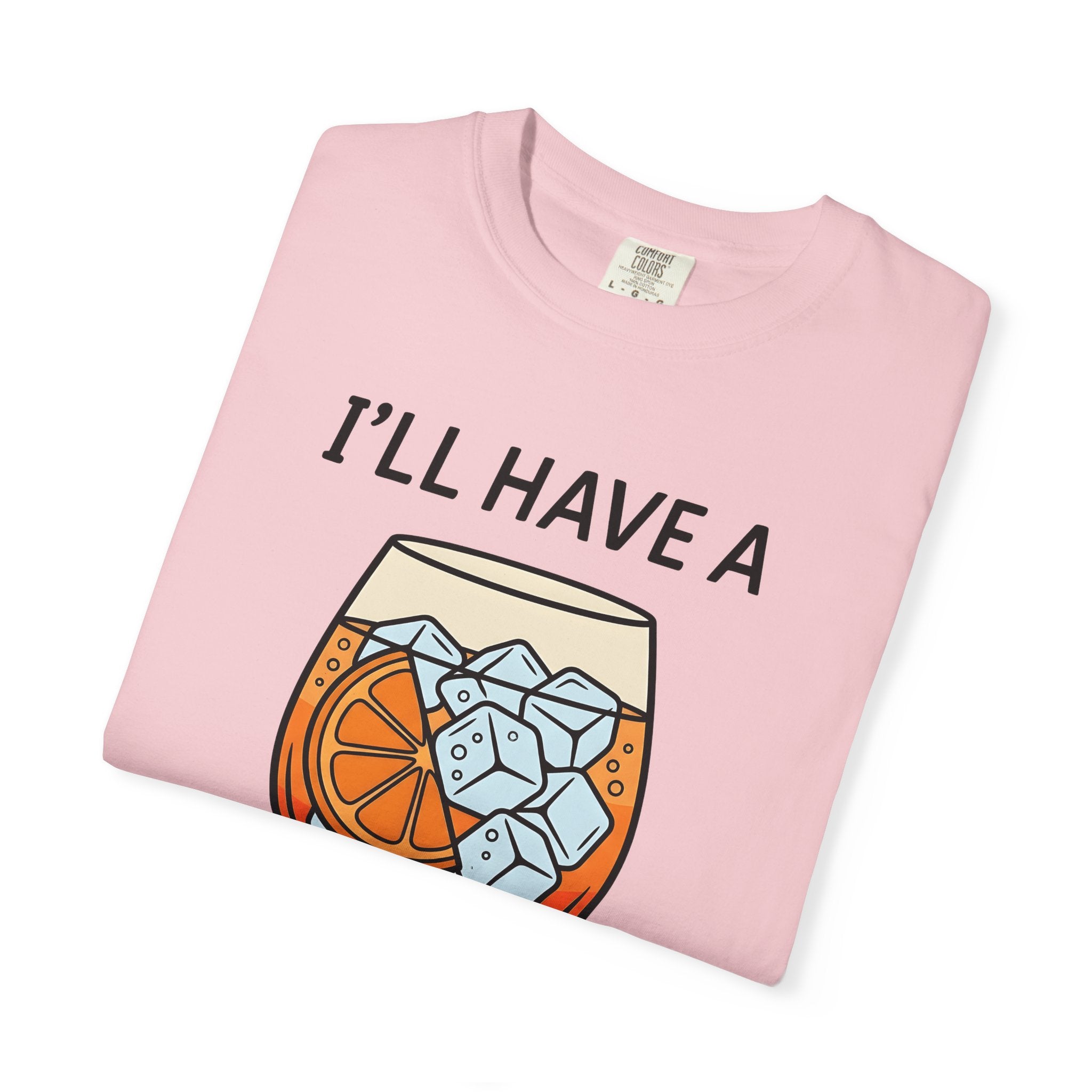 Cocktail Cup Shirt Drinks Event Gift Women Animated Tee Cocktail Glass T-Shirt Cocktail Fan Cartoon Tshirt Party Graphic Clean Orange Wedge