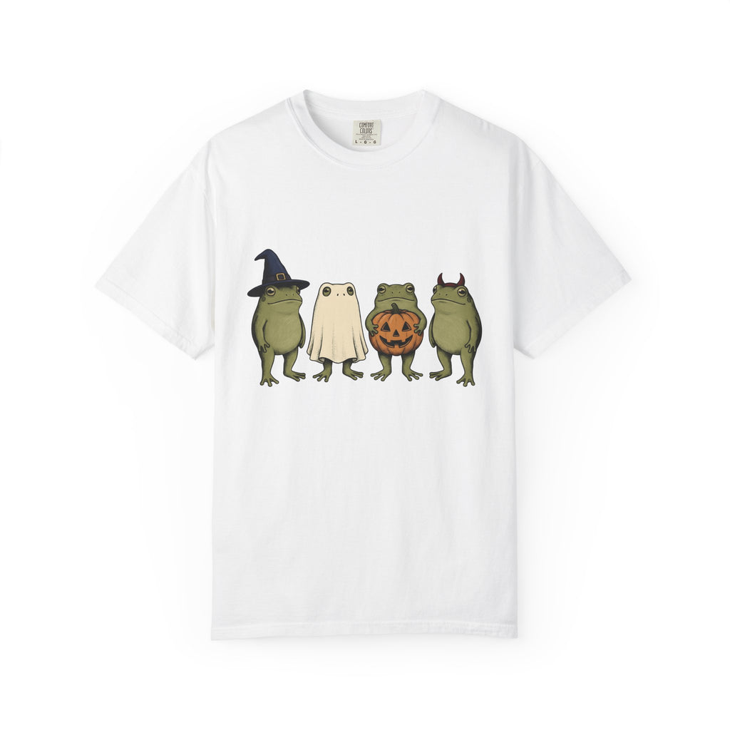 Frog Costumes Shirt Halloween Animal Gift Women Cartoon Tee Toad T-Shirt Halloween Fan Comic Tshirt Creature Graphic Vintage Pumpkin Tshirt