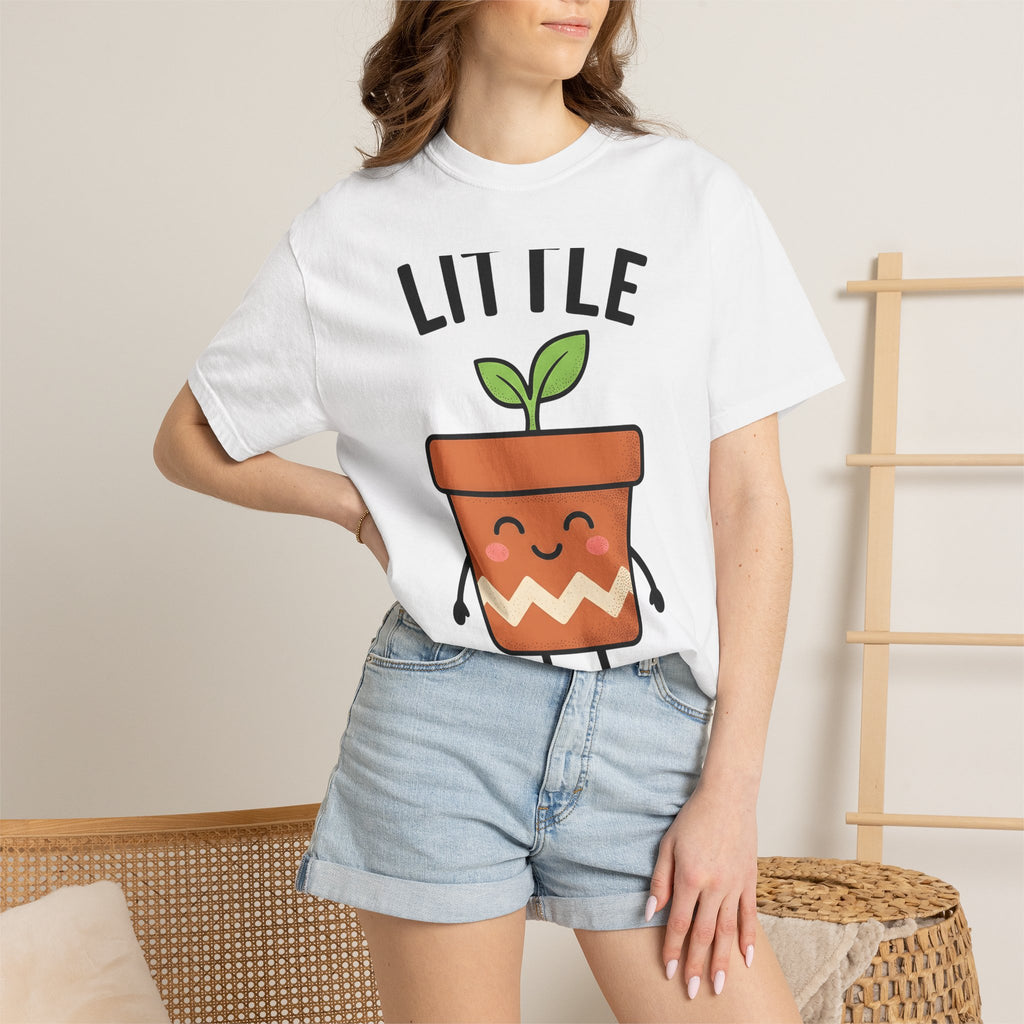 Joyful Planter Pot Shirt Plant Landscaping Gift Women Playful Tee Flower Pot T-Shirt Gardener Enthusiast Whimsical Tshirt Garden Design