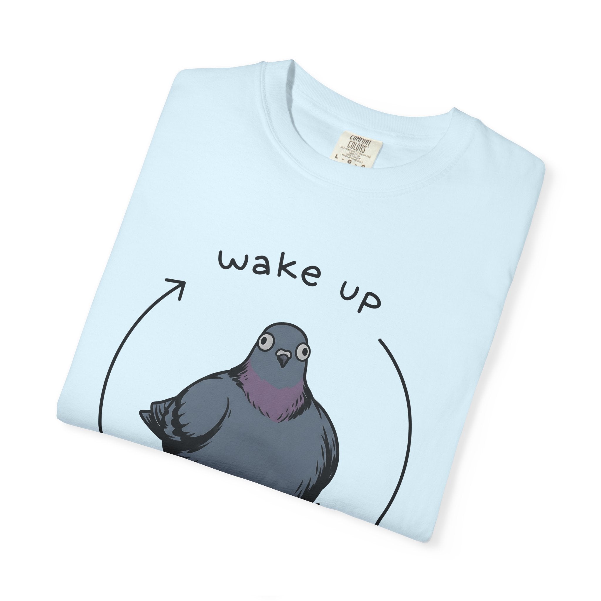 Bird Drawing Shirt Funny Creature Gift Women Animated Tee Bird T-Shirt Comedy Fan Cartoon Tshirt Beast Graphic Scribble Pointers Tshirt
