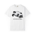 Fluffy Cat Shirt Cat Pet Supplies Gift Women Illustration Tee Kitten T-Shirt Cat Fan Feline Tshirt Pet Graphic Simple Playful Pose Tshirt
