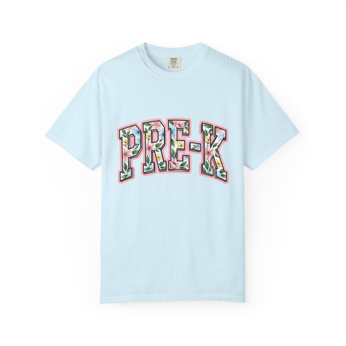 Floral Varsity Letters Shirt Teachers Floral Unisex Gift Bold Tee Letterman