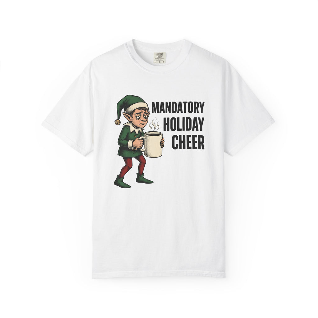 Weary Christmas Helper Shirt Christmas Fun Gift Women Shabby Chic Tee Elf T-Shirt Xmas Fan Holiday Tshirt Amusement Graphic Retro Tea Mug