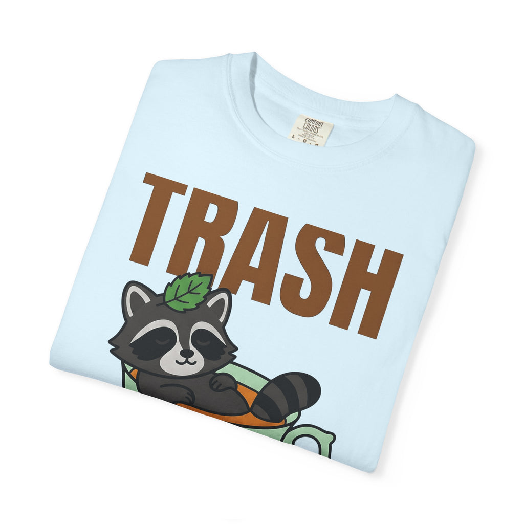 Raccoon Tea Cup Shirt Animals Cappuccino Gift Women Playful Tee Trash Panda T-Shirt Wildlife Fan Critter Tshirt Coffee Graphic Sketch Plant