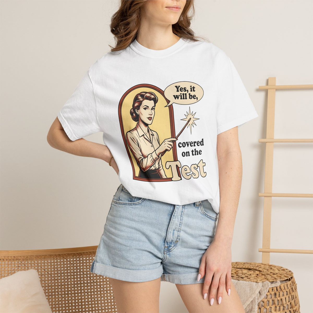 Retro Educator Shirt Teacher School Gift Women Vintage Tee Educator T-Shirt Teacher Enthusiast Professor Tshirt Campus Graphic Comic Talk