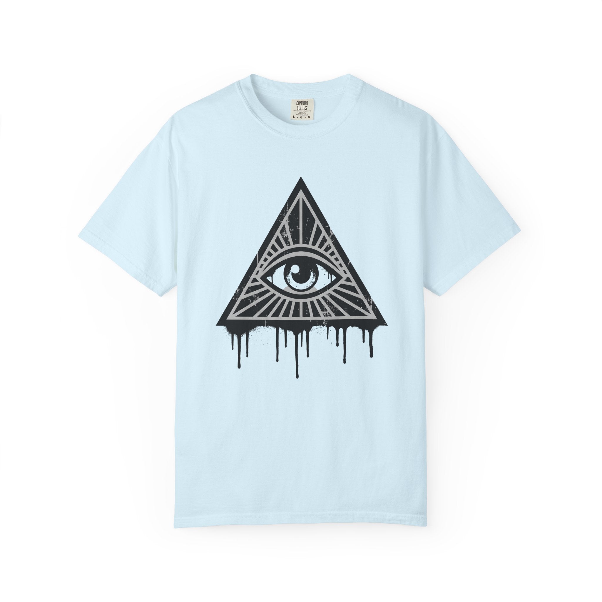 All Seeing Eye Shirt Boho Chic Spiritual Gift Women Grunge Tee Eye Of Providence T-Shirt Bohemian Fan Distressed Tshirt Mystical Graphic