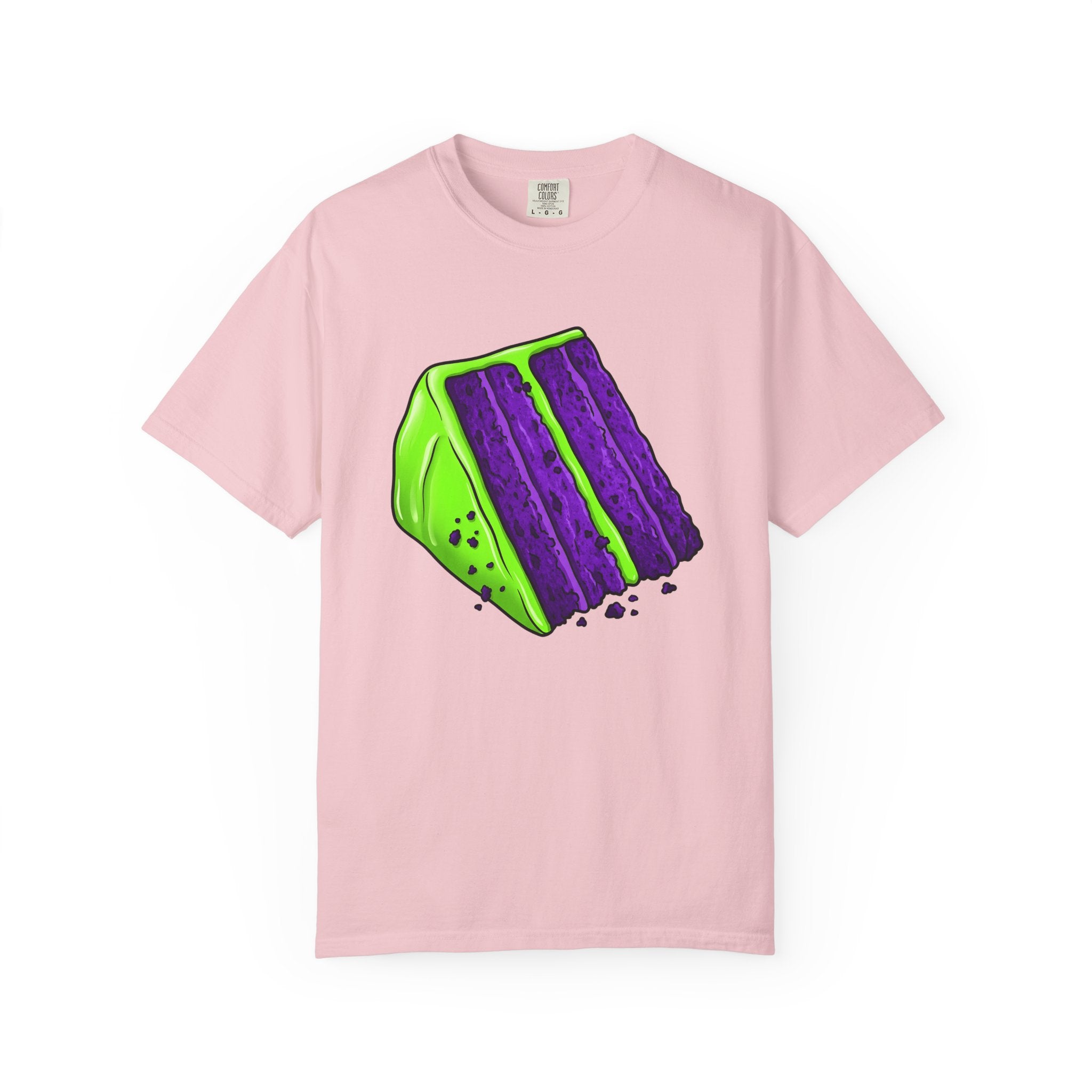 Cake Piece Shirt Desserts Pastries Gift Women Hand Drawn Tee Cake Slice T-Shirt Dessert Fan Illustrated Tshirt Pastry Design Brush Stroke