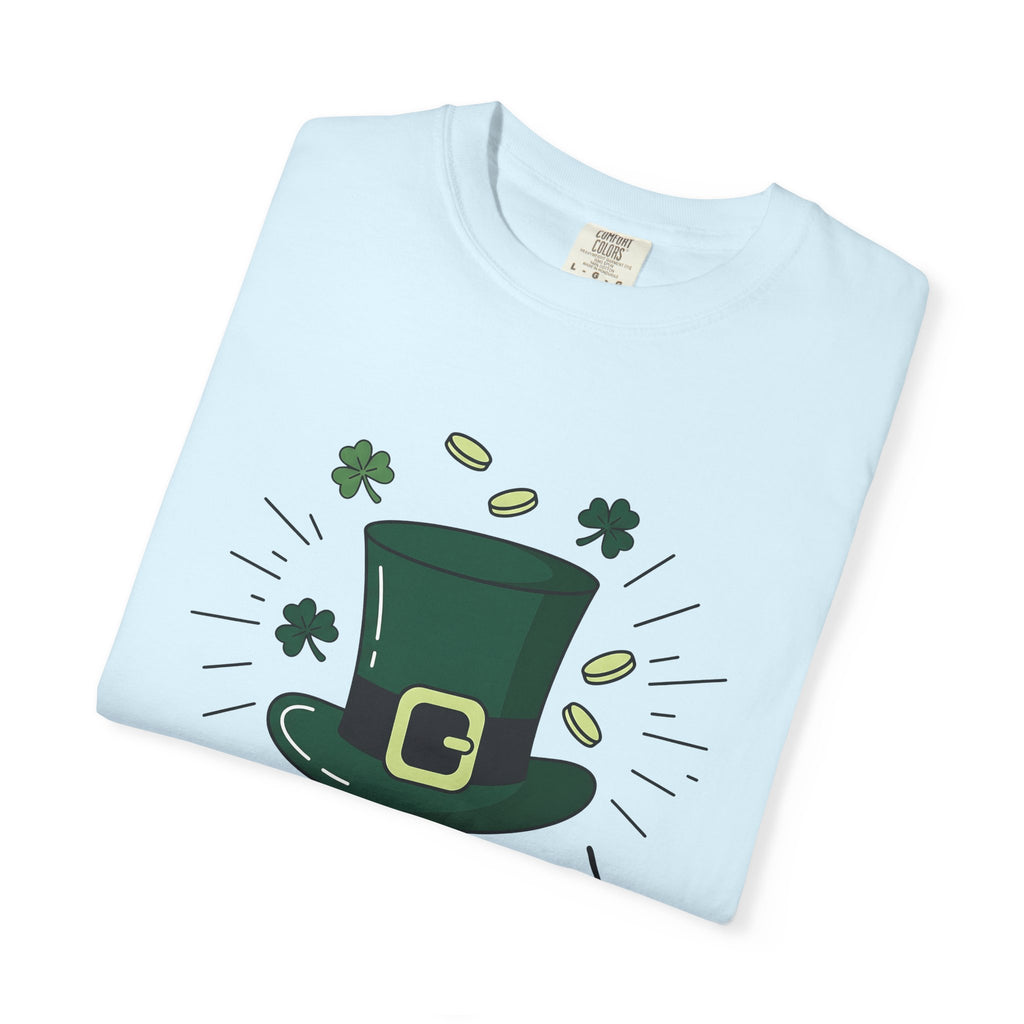 Leprechaun Hat Shirt St Patrick's Day Festival Gift Women Hand Drawn Tee Top Hat T-Shirt Saint Patrick Fan Tophat Tshirt Festival Graphic