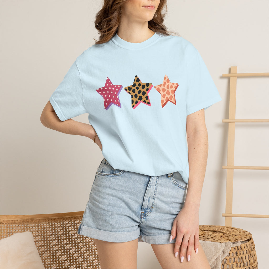 Jaguar Star Motif Shirt Animal Print Wear Gift Women Free Spirit Tee Panther T-Shirt Animal Print Fan Bohemian Tshirt Clothing Graphic