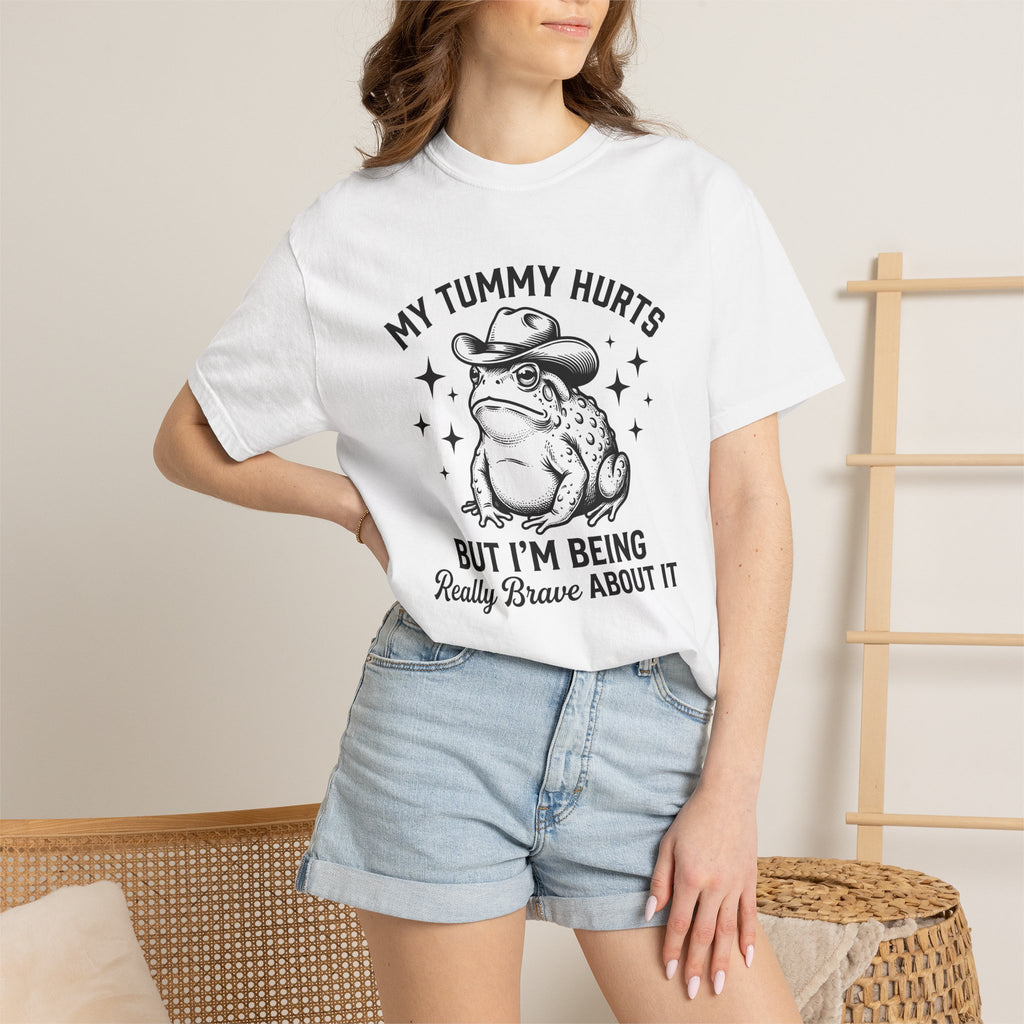 Western Frog Shirt Funny Wildlife Gift Women Retro Tee Toad T-Shirt Comedian Fan Vintage Tshirt Animal Graphic Sketch Star Shapes Tshirt