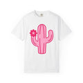 Cactus Graphic Shirt Cowgirl Western Gift Women Minimal Tee Succulent T-Shirt Rodeo Fan Country Tshirt Cowboy Graphic Retro Star Flower