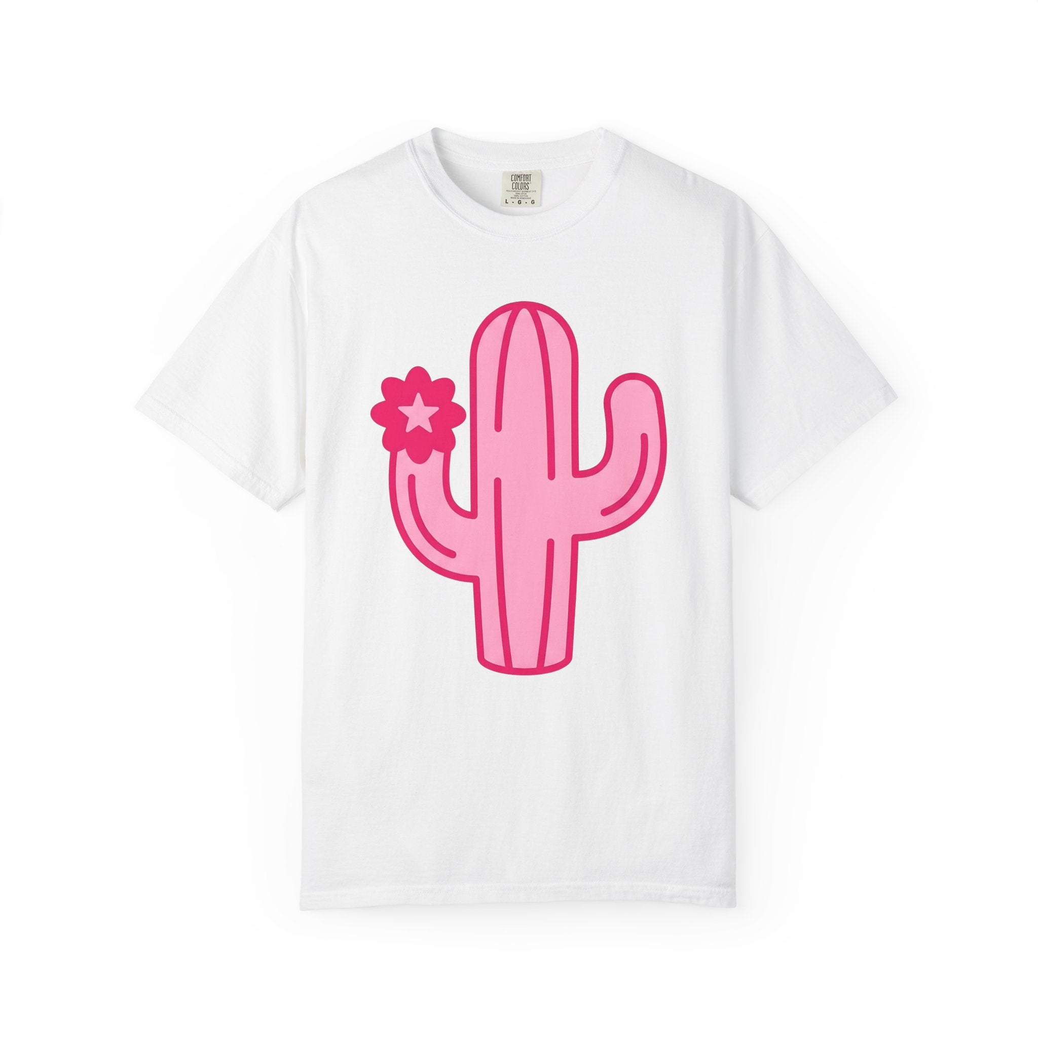 Cactus Graphic Shirt Cowgirl Western Gift Women Minimal Tee Succulent T-Shirt Rodeo Fan Country Tshirt Cowboy Graphic Retro Star Flower