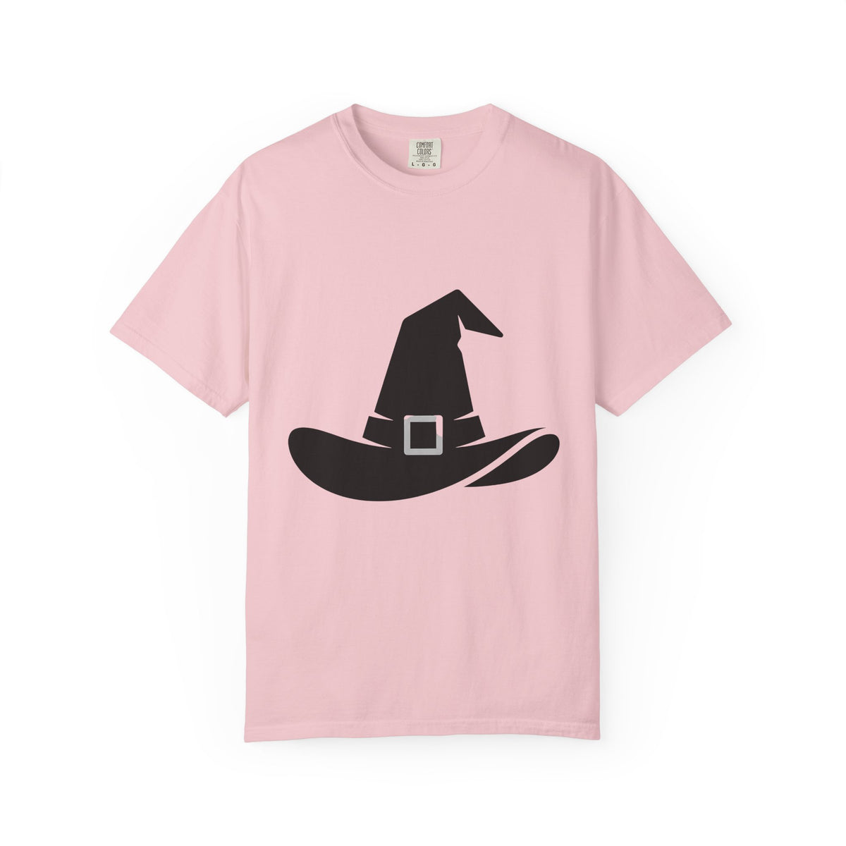 Witch Hat Shirt Halloween Horror Unisex Gift Simple Tee Pointed Hat T-Shirt