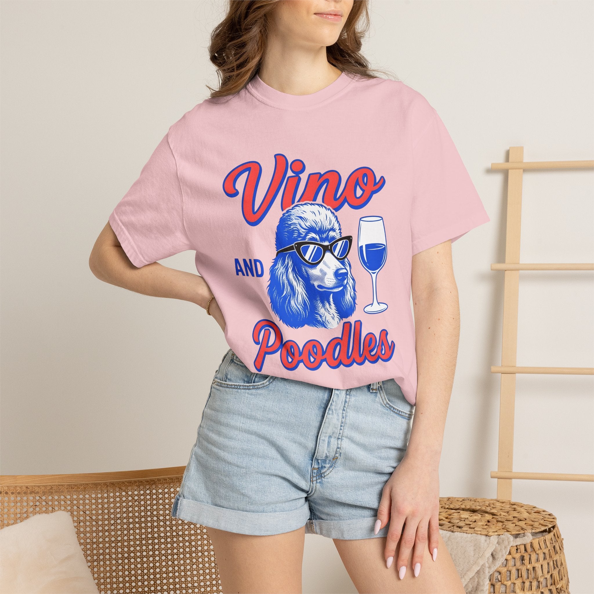 Poodle Pet Shirt Dog Beverage Gift Women Old School Tee Poodle T-Shirt Dog Fan Poodle Art Tshirt Cocktail Graphic Heritage Wine Goblet