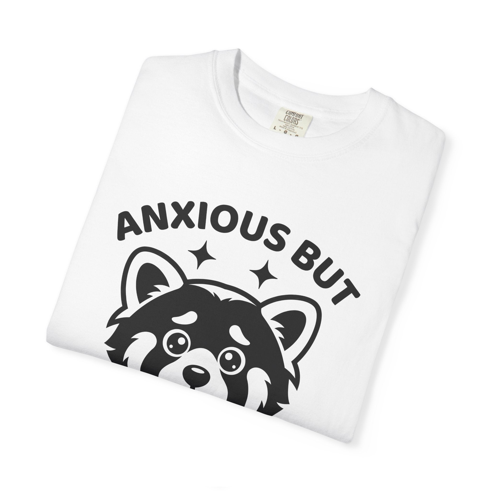 Sad Red Panda Shirt Funny Animal Gift Women Cartoon Tee Panda T-Shirt Humor Fan Comic Tshirt Wildlife Graphic Kawaii Stars Tshirt