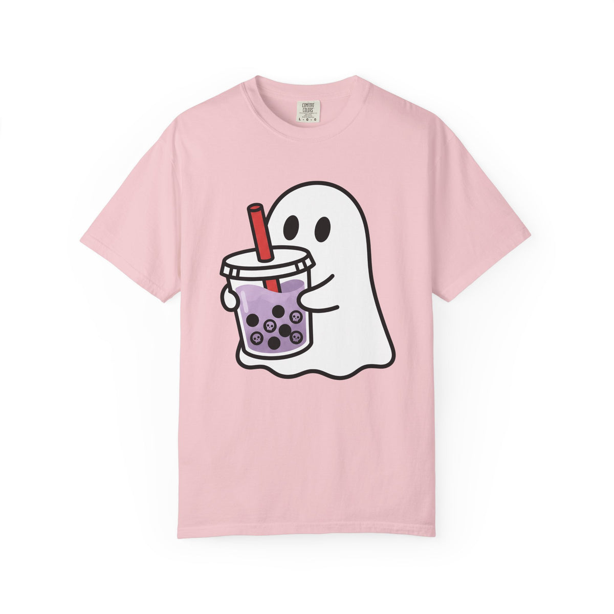 Spooky Bubble Tea Shirt Drinks Party Unisex Gift Cute Tee Boba T-Shirt Beverage