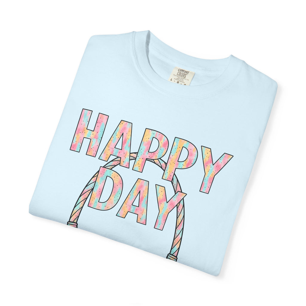 Easter Basket Shirt Easter Festivity Gift Women Muted Tones Tee Easter Hamper T-Shirt Easter Fan Pastel Tshirt Celebration Graphic Line Art