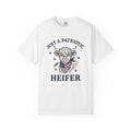 Cow Graphic Shirt America Farm Gift Women Vintage Tee Cow T-Shirt American Enthusiast Retro Tshirt Ranch Graphic Hand Drawn Bandana Tshirt