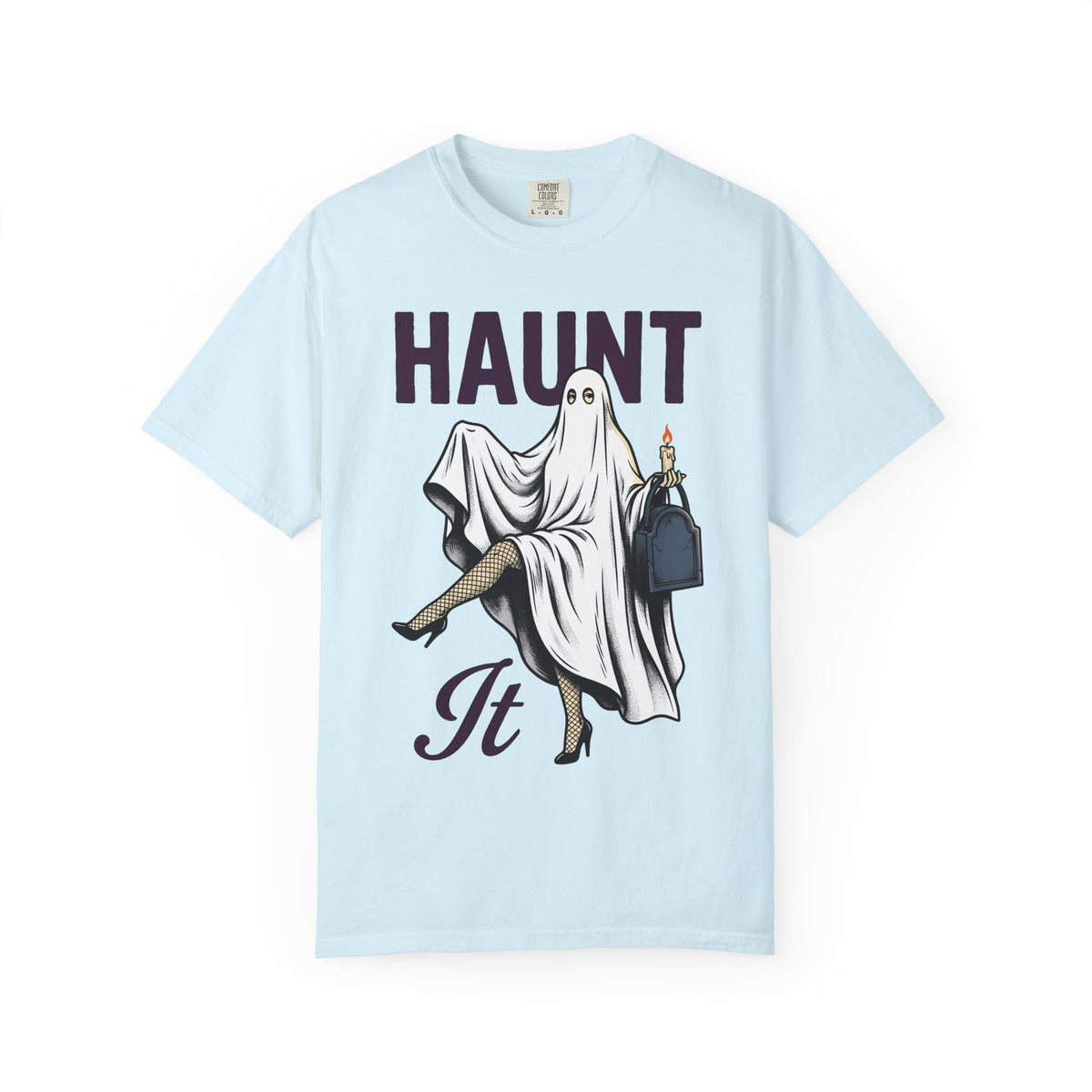 Ghost Dress Shirt Halloween Fright Unisex Gift Classic Tee Specter T-Shirt