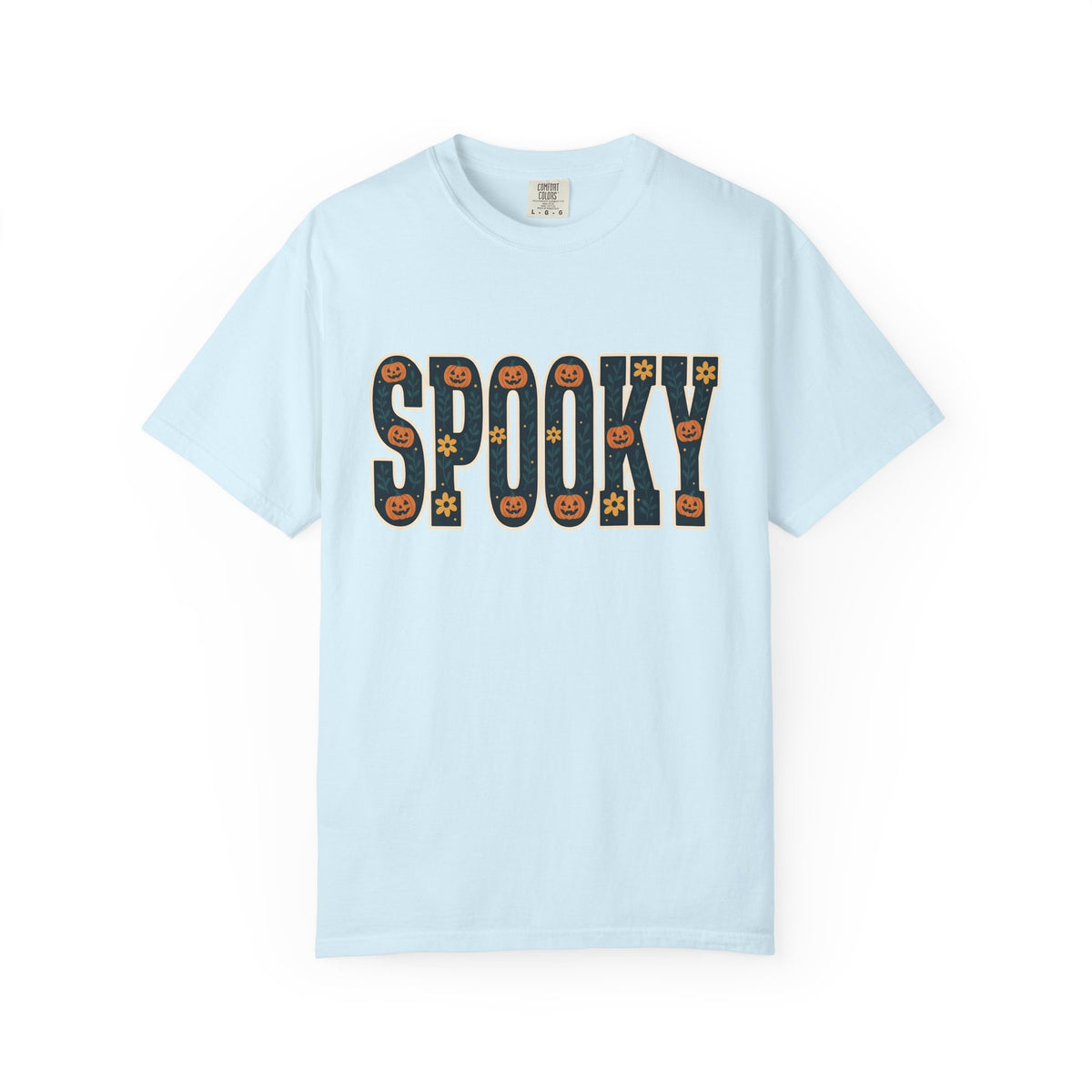 Pumpkin Flower Design Shirt Halloween Fall Gift Women Playful Tee Gourd T-Shirt Halloween Fan Pumpkin Graphic Vintage Blossoms Tshirt