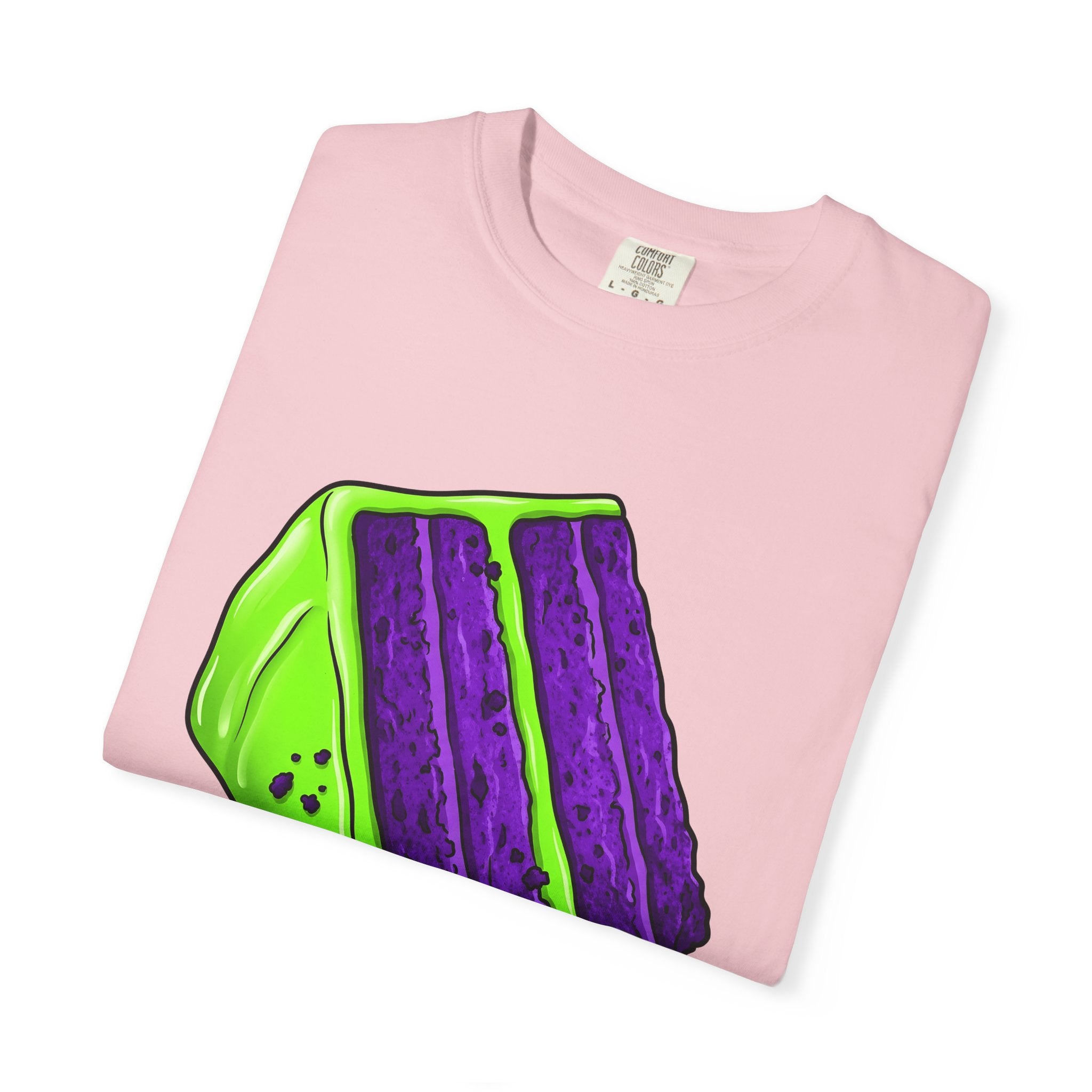 Cake Piece Shirt Desserts Pastries Gift Women Hand Drawn Tee Cake Slice T-Shirt Dessert Fan Illustrated Tshirt Pastry Design Brush Stroke