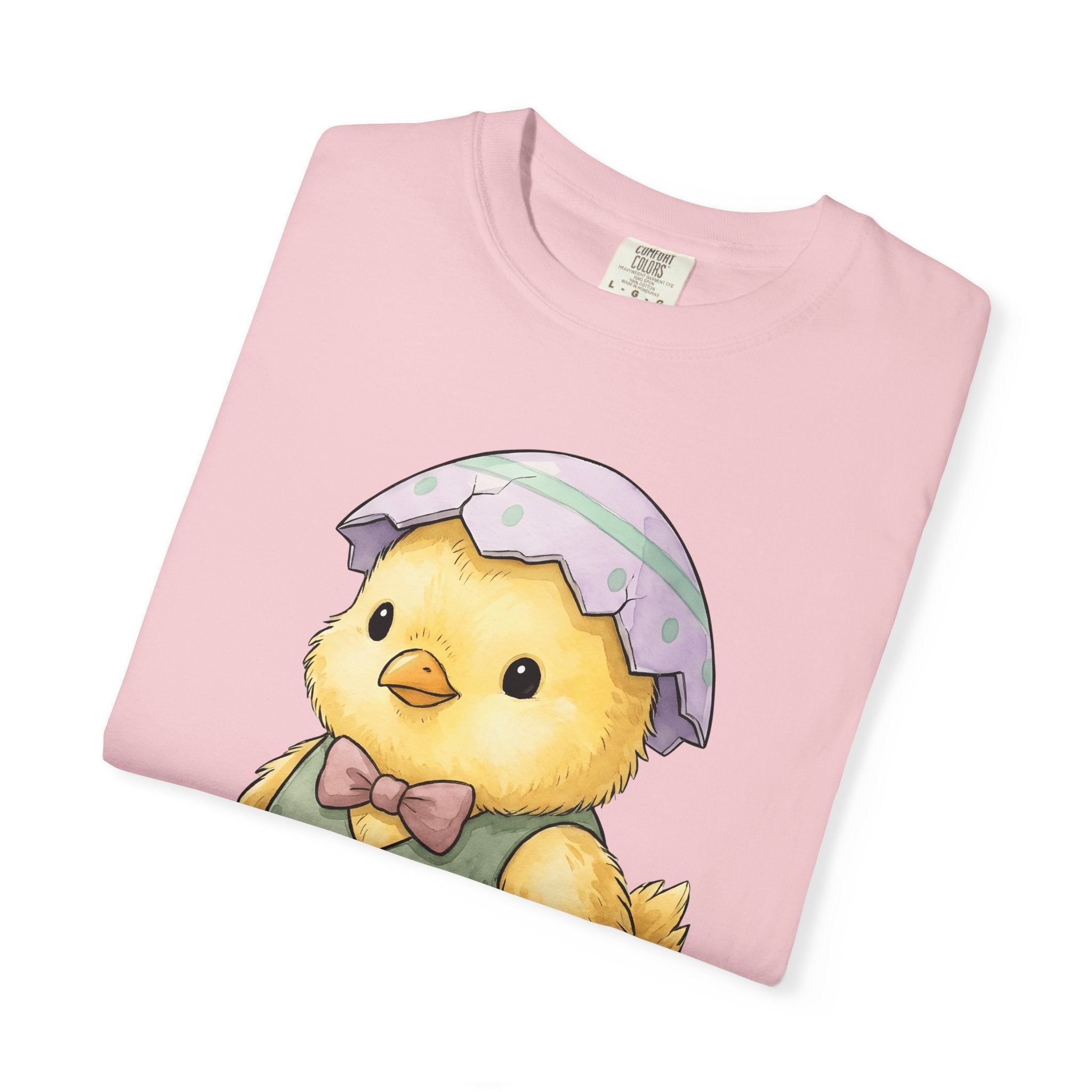 Baby Chick Shirt Easter Animal Gift Women Cute Tee Chick T-Shirt Easter Fan Chickling Tshirt Creature Graphic Watercolor Egg Shell Tshirt