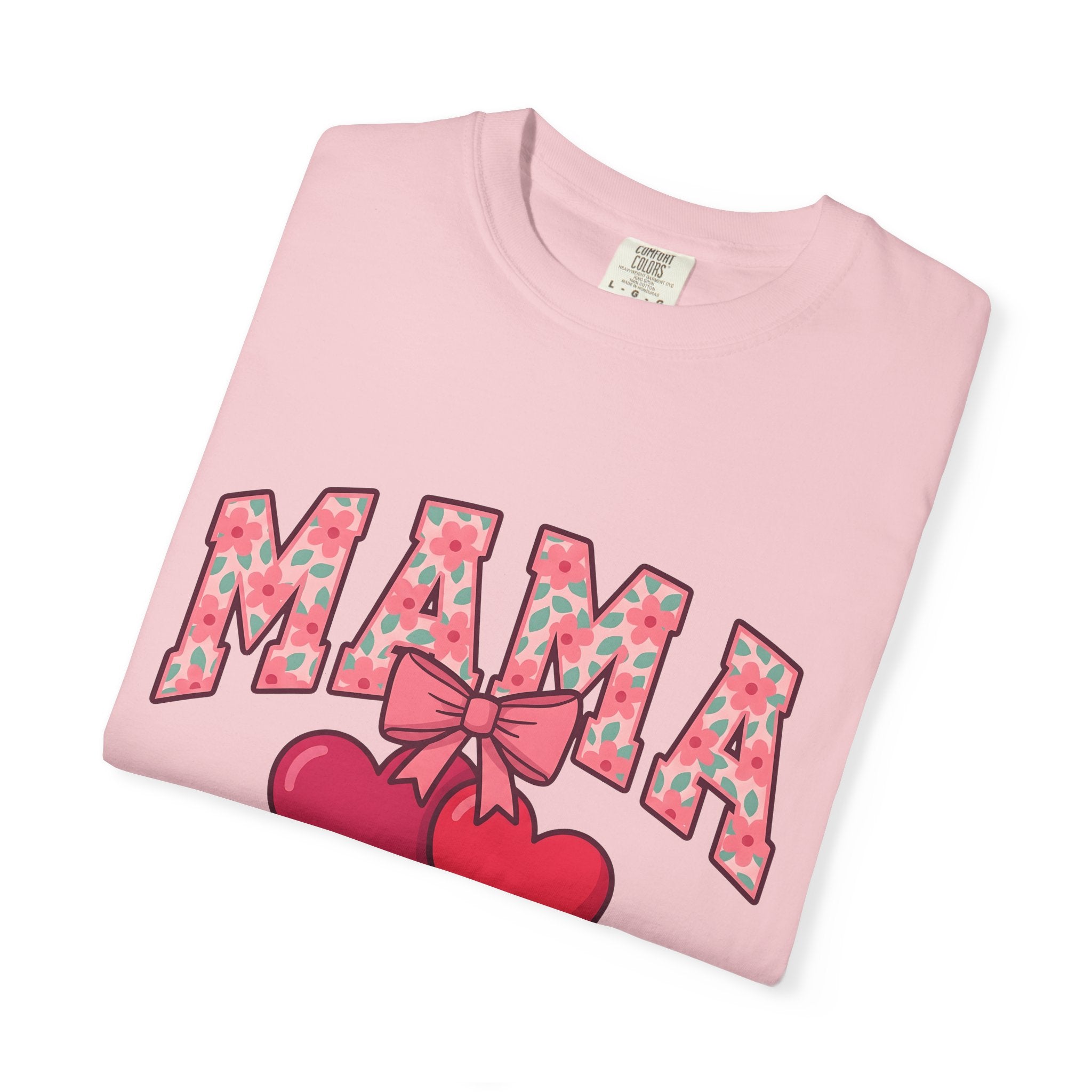 Garden Hearts Shirt Moms Kinship Gift Women Playful Tee Heart T-Shirt Mom Fan Retro Tshirt Family Graphic Old School Tie Tshirt