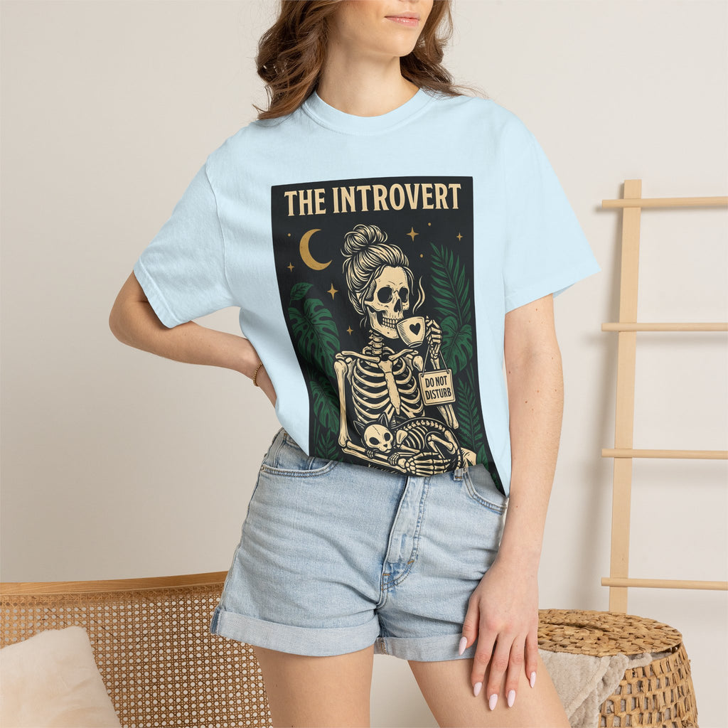 Bony Cat Shirt Boho Chic Mysticism Gift Women Eerie Tee Skeleton Cat T-Shirt Bohemian Fan Creepy Tshirt Spiritual Graphic Classic Palm