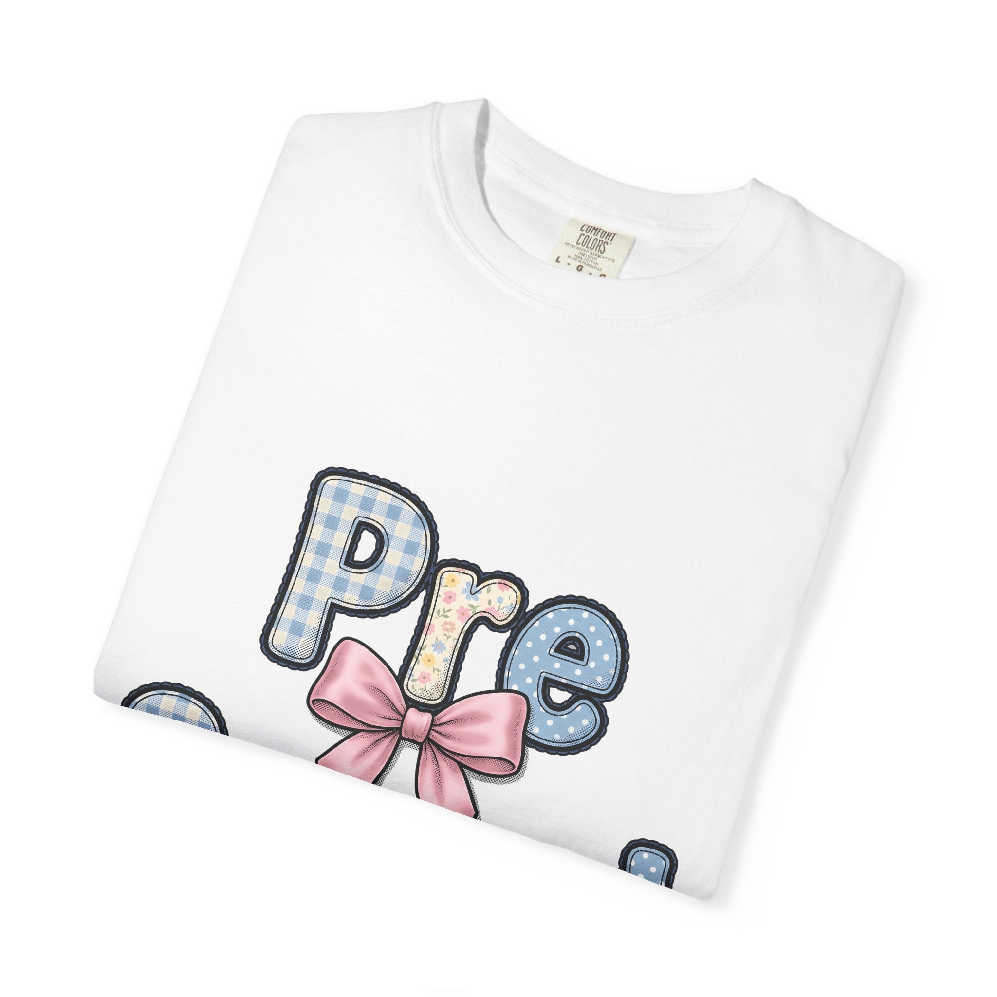Pastel Letters Shirt Preschool Teacher Education Gift Women Patchwork Tee Alphabet T-Shirt Educator Enthusiast Collage Tshirt Learning