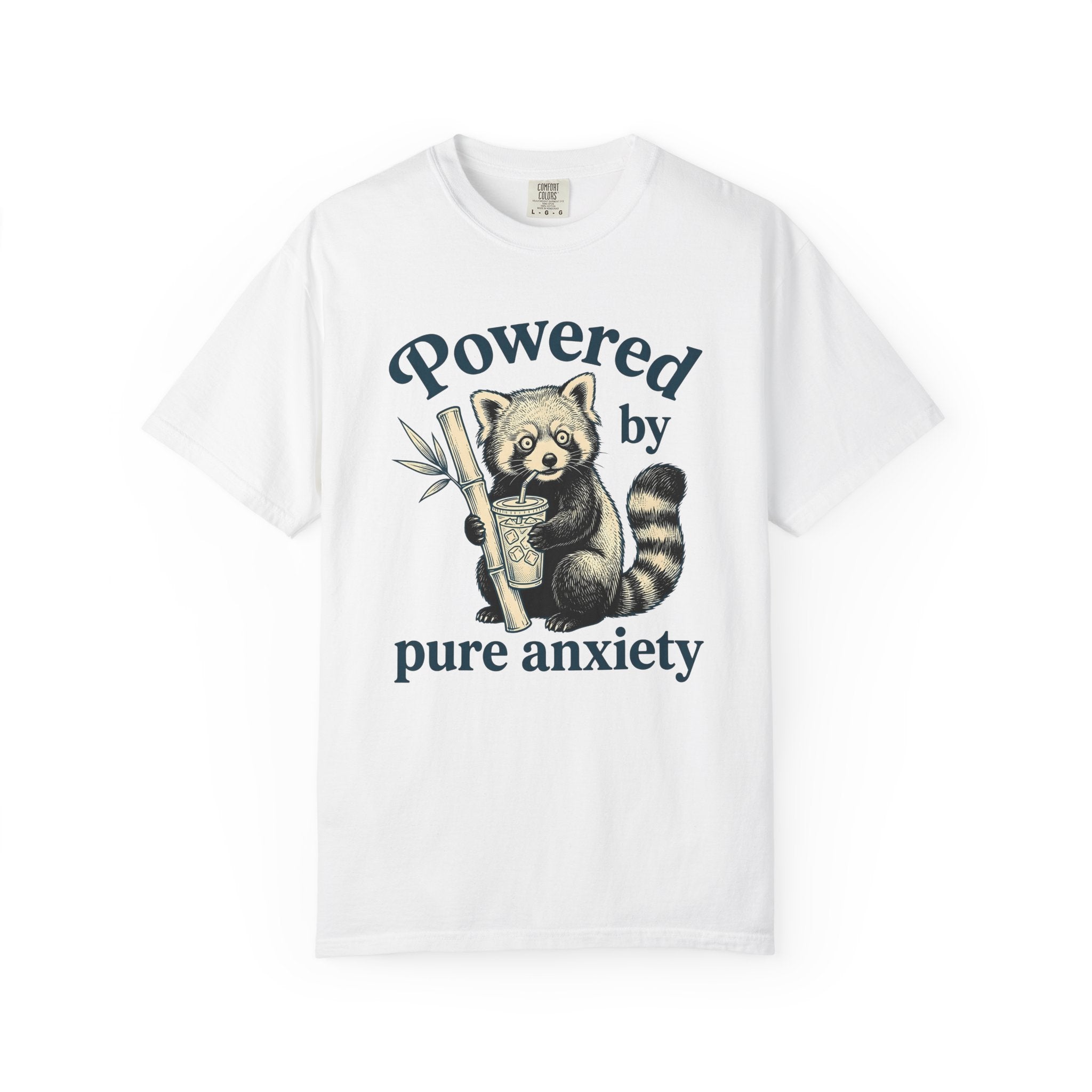 Red Panda Design Shirt Funny Wildlife Gift Women Retro Tee Panda T-Shirt Humor Fan Cartoon Tshirt Animal Graphic Sketch Bamboo Stalk Tshirt