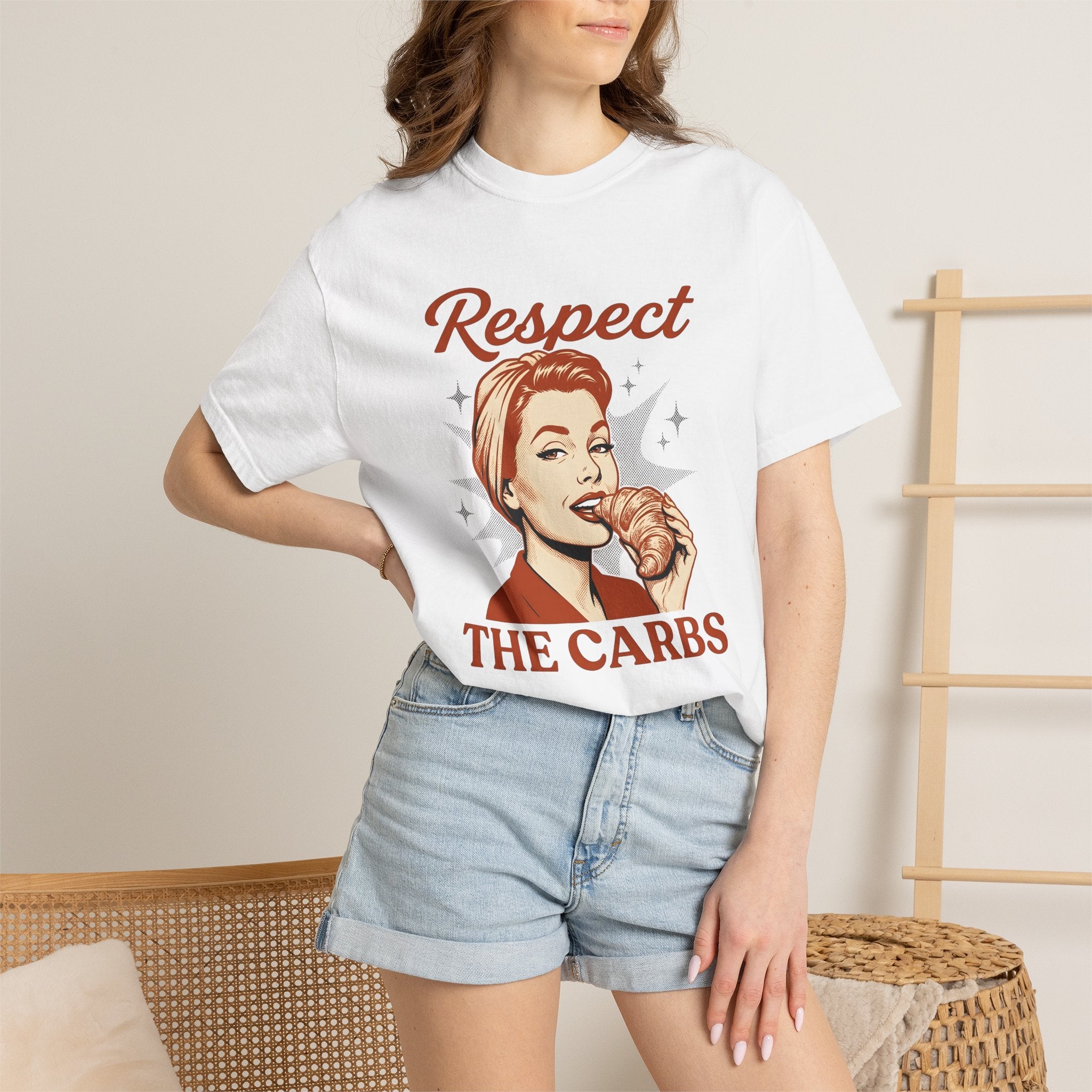 Female Croissant Shirt Desserts Cuisine Gift Women Vintage Tee Croissant T-Shirt Pastry Fan Retro Tshirt Food Graphic Rustic Twinkles Tshirt