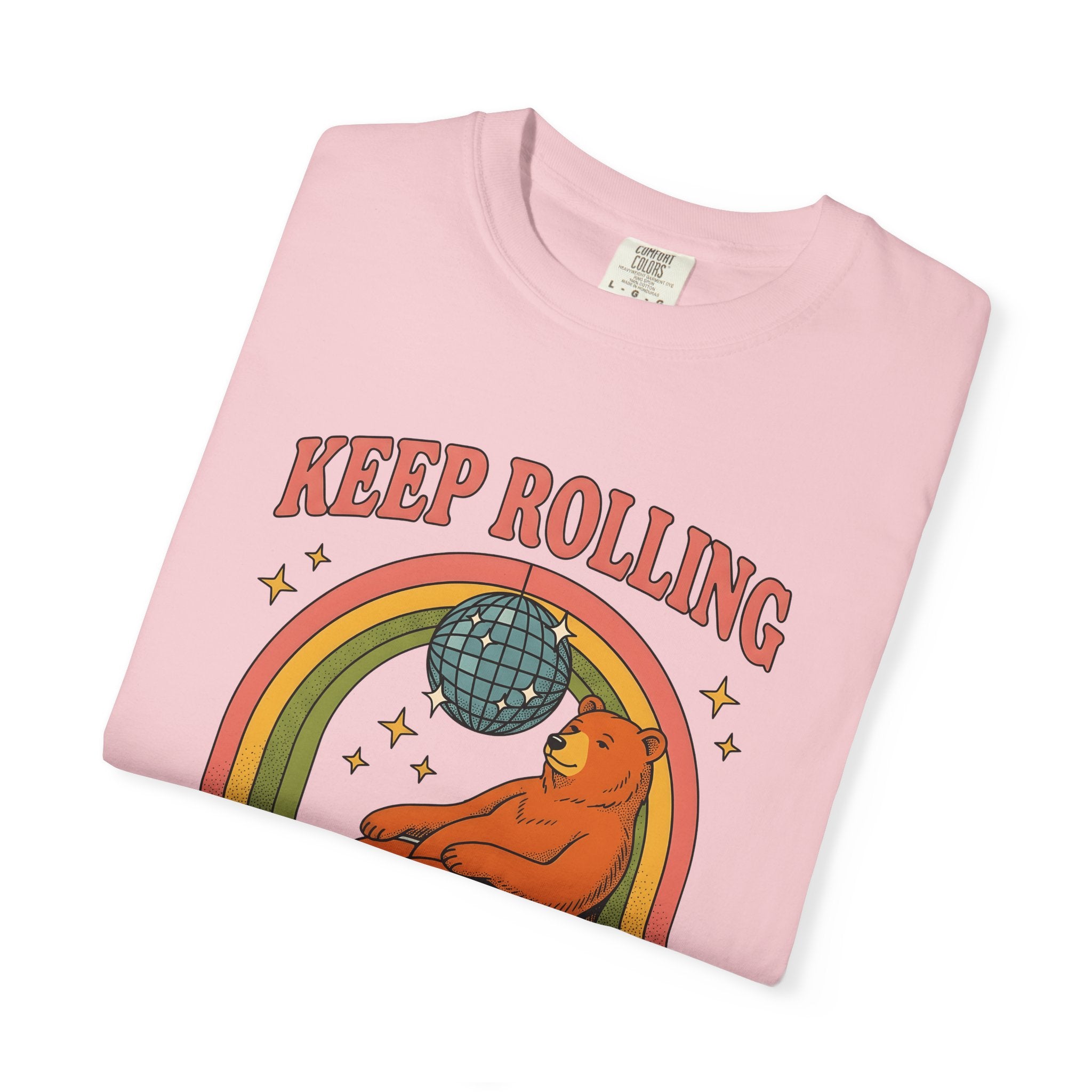 Skating Bear Shirt Sports Wildlife Gift Women Vintage Tee Bear T-Shirt Athlete Fan Grizzly Graphic Tshirt Hand Drawn Arc Tshirt