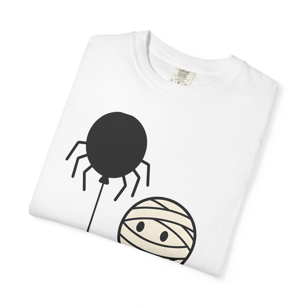 Mummy Doll Shirt Halloween Horror Gift Women Sweet Tee Doll T-Shirt Horror Fan Creepy Tshirt Macabre Graphic Clean Spider Balloon Tshirt