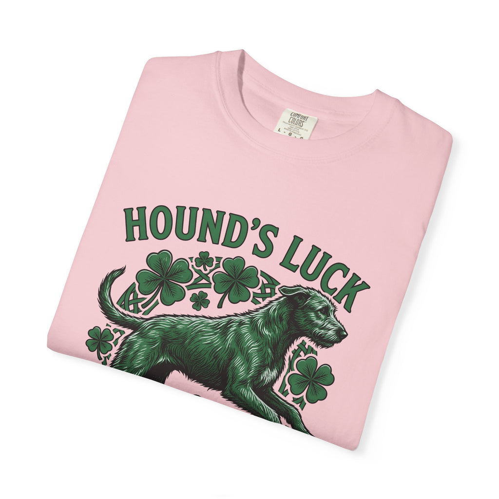 Irish Wolfhound Dog Shirt St Patrick's Day Dog Gift Women Vintage Tee Wolfhound T-Shirt St Patricks Day Enthusiast Retro Tshirt Dog Graphic