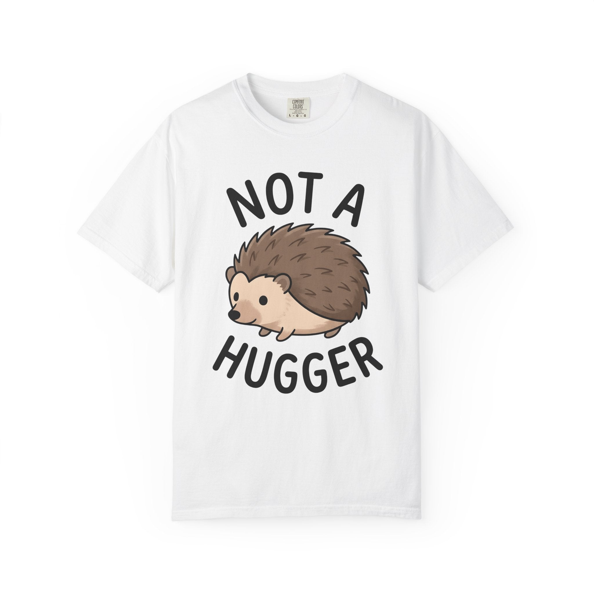Hedgehog Drawing Shirt Cute Pets Gift Women Anime Tee Porcupine T-Shirt Adorable Fan Cartoon Tshirt Pet Graphic Caricature Animal Joke