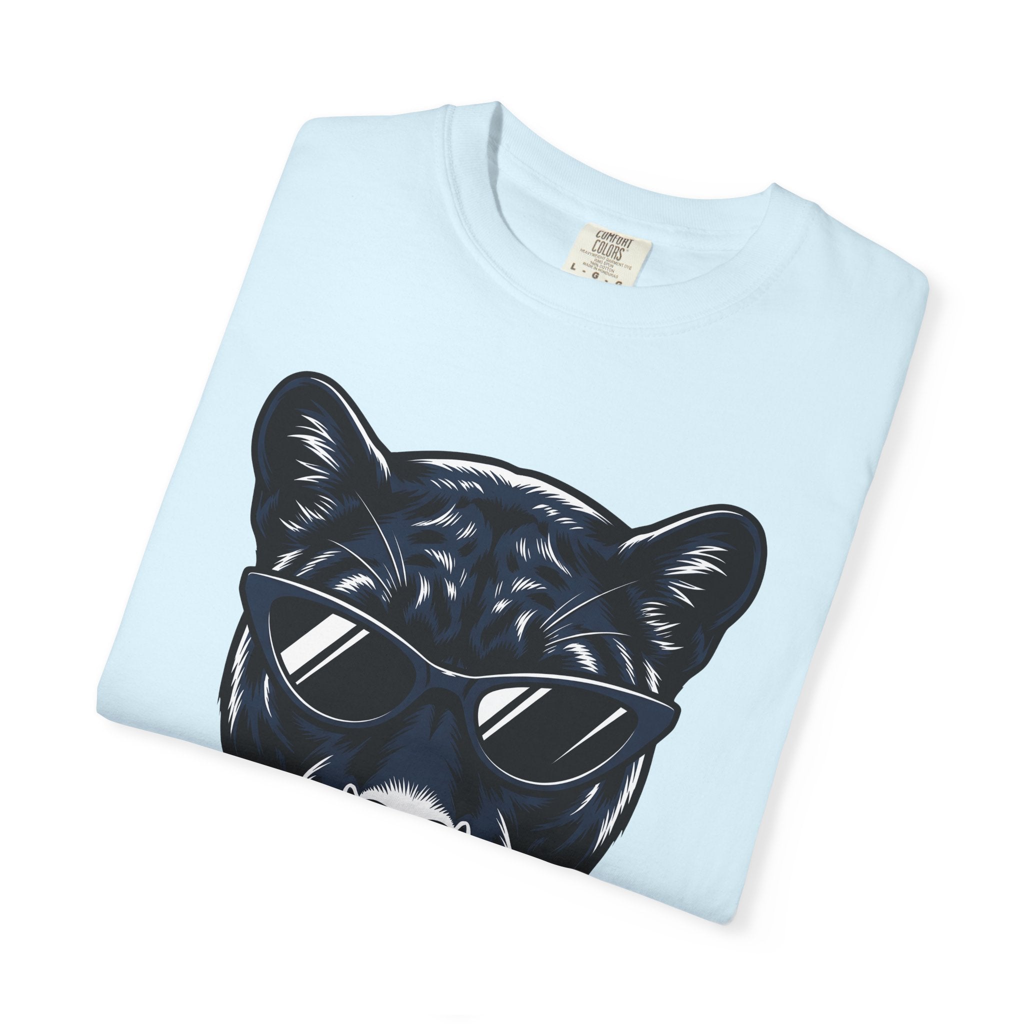Panther Sunglasses Shirt Animals Fashion Gift Women Bold Graphic Tee Shades T-Shirt Wildlife Fan Cool Tshirt Style Graphic Retro Eyewear