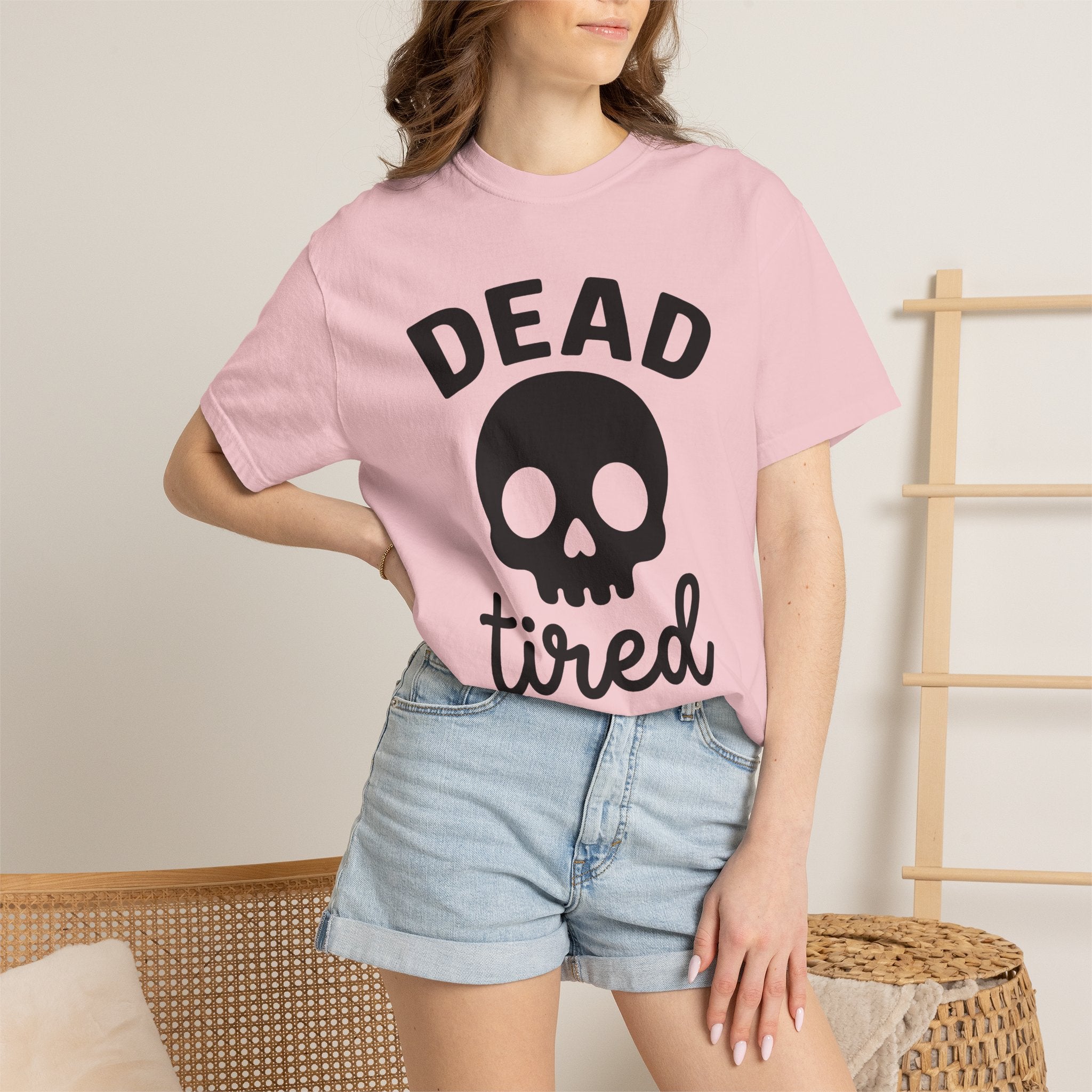Skull Illustration Shirt Halloween Punk Gift Women Edgy Tee Skull T-Shirt Horror Fan Gothic Tshirt Punk Graphic Sleek Decorative Font Tshirt