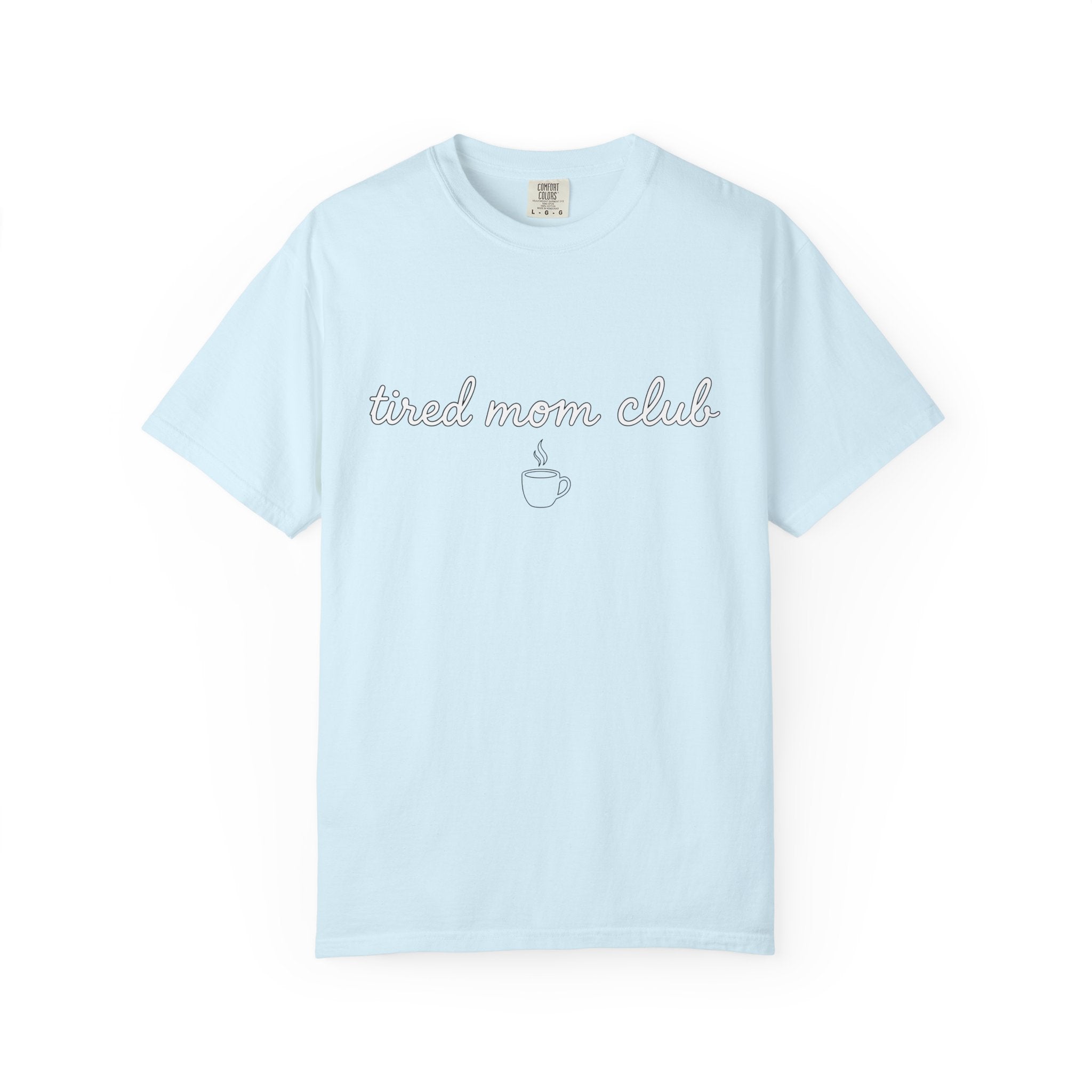 Coffee Cup Shirt Mom Coffee Gift Women Minimalist Tee Mug T-Shirt Mom Fan Simple Tshirt Caffeine Graphic Modern Steam Tshirt