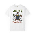 Raccoon Christmas Shirt Funny Animal Gift Women Cartoon Tee Trash Panda T-Shirt Humor Fan Cartoonish Tshirt Creature Graphic Hand Drawn Gift