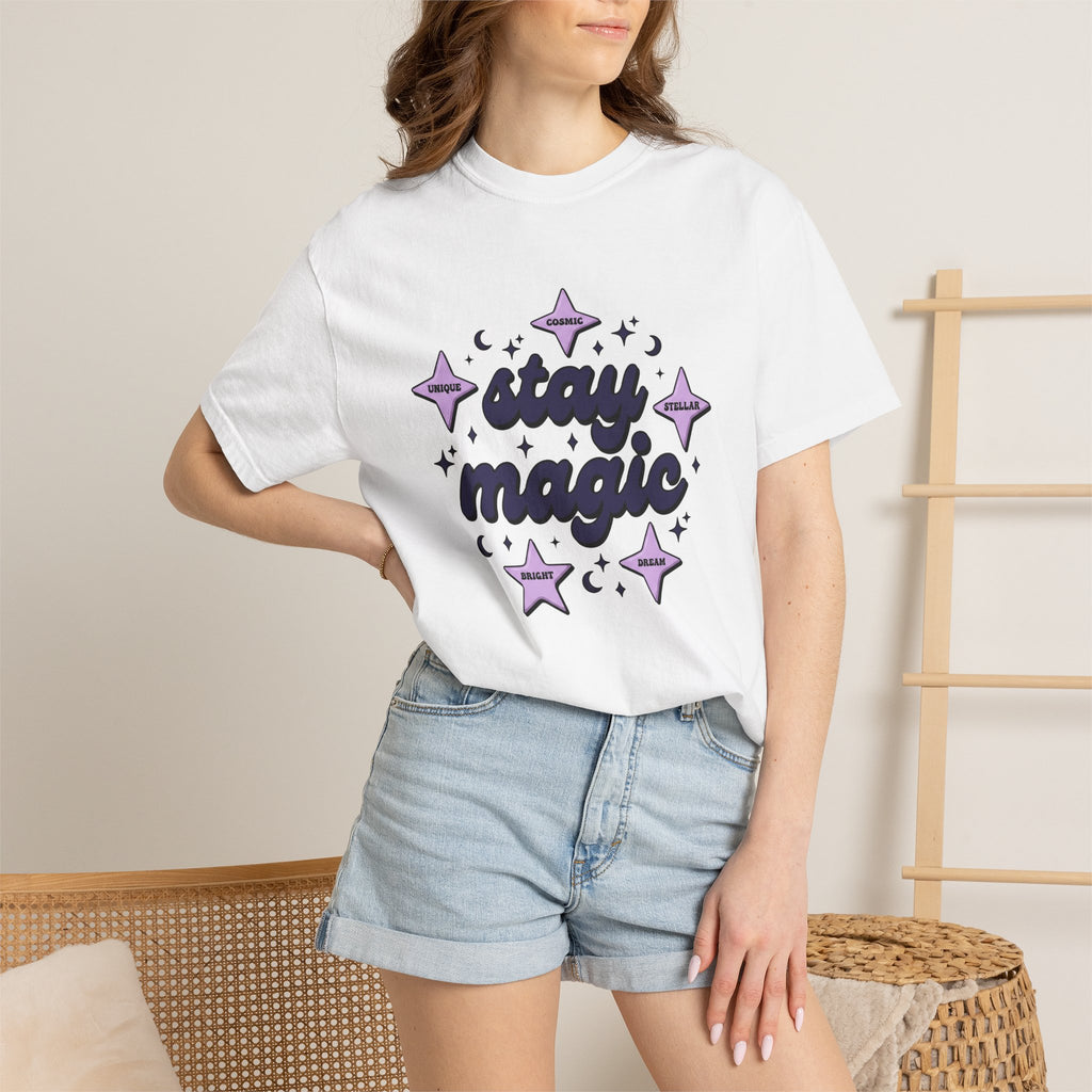 Star Design Shirt Valentine's Day Relationship Gift Women Cute Tee Star T-Shirt Valentine Fan Kawaii Tshirt Partner Graphic Vintage Crescent