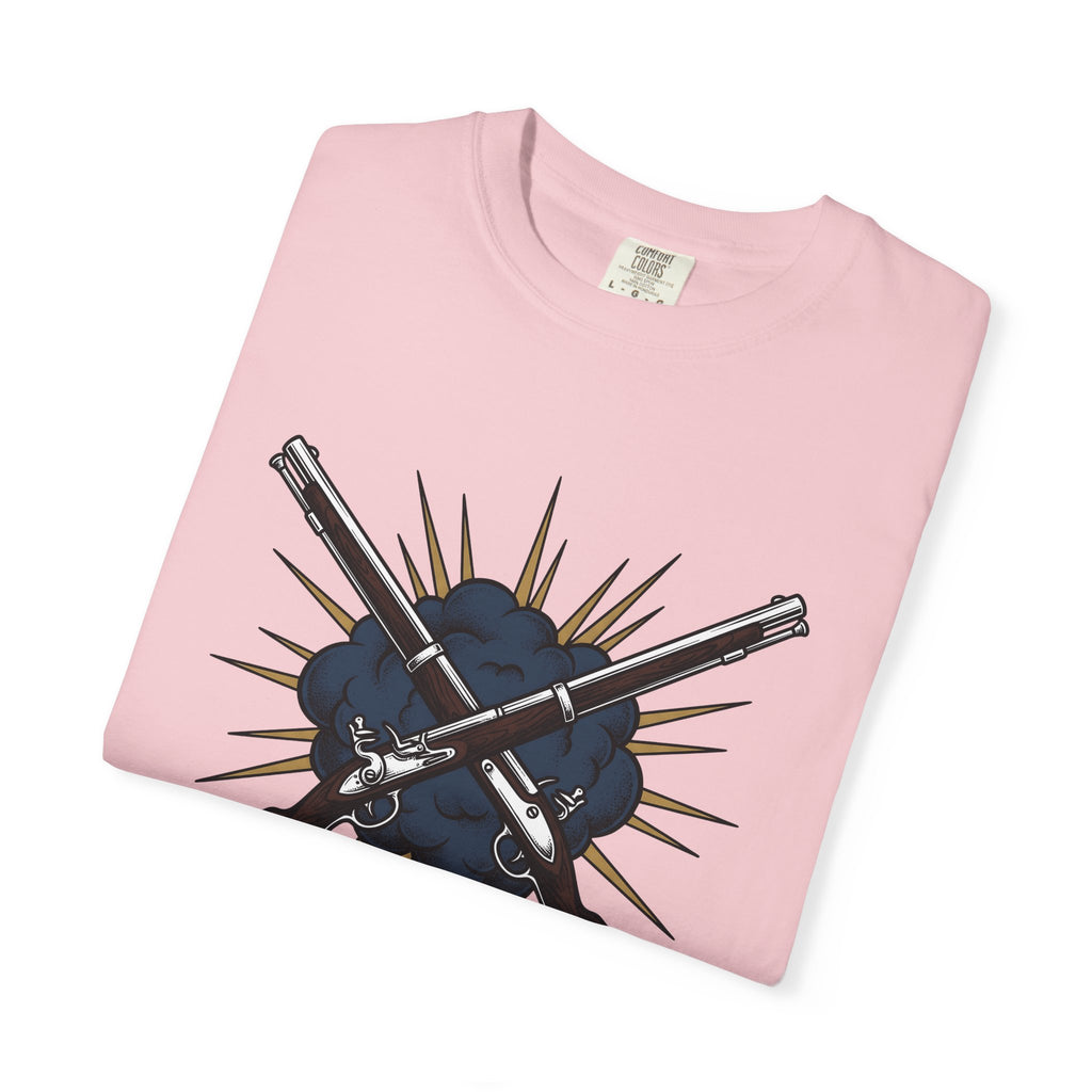 Crossed Rifles Shirt America Nationalism Gift Women Antique Tee Guns T-Shirt American Enthusiast Vintage Tshirt Patriotism Graphic Classic