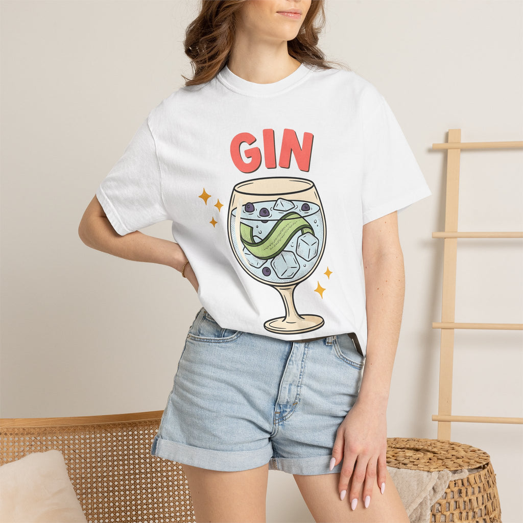 Gin Mixed Drink Shirt Cocktail Gathering Gift Women Graphic Tee Cocktail T-Shirt Cocktail Fan Graphic Tshirt Party Graphic Old School