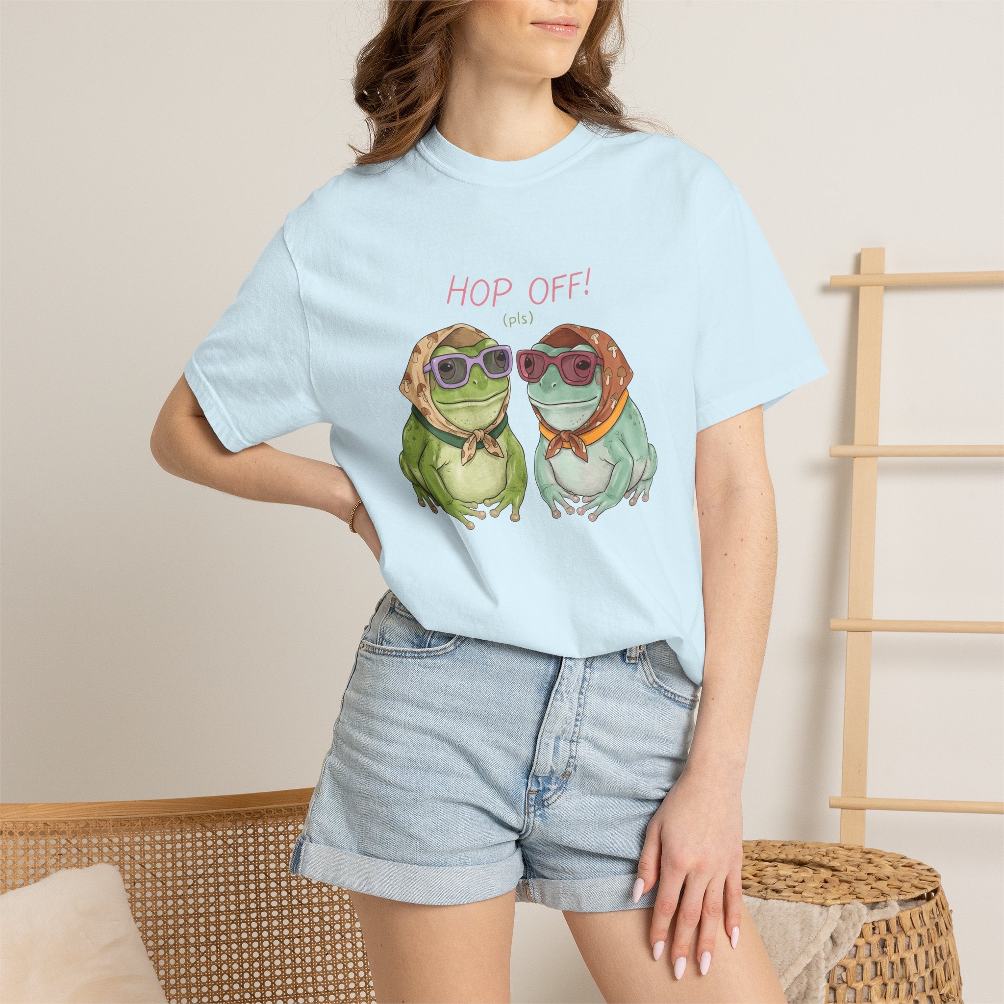Frog Shades Shirt Animals Vintage Gift Women Cartoon Tee Toad T-Shirt Creature Fan Comic Tshirt Retro Graphic Sketch Fungus Scarf Tshirt